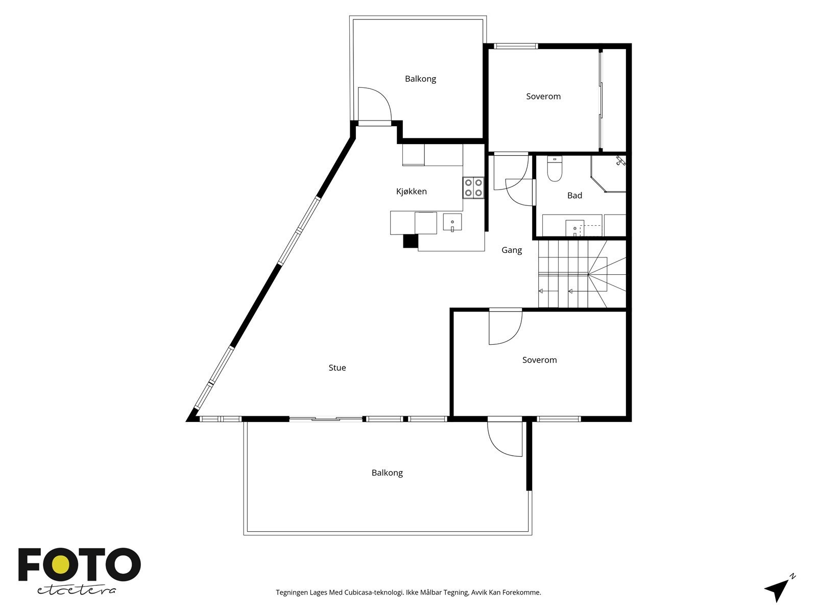 Veiledende plantegning av 1.etasje, ikke målbar. Galleribilde