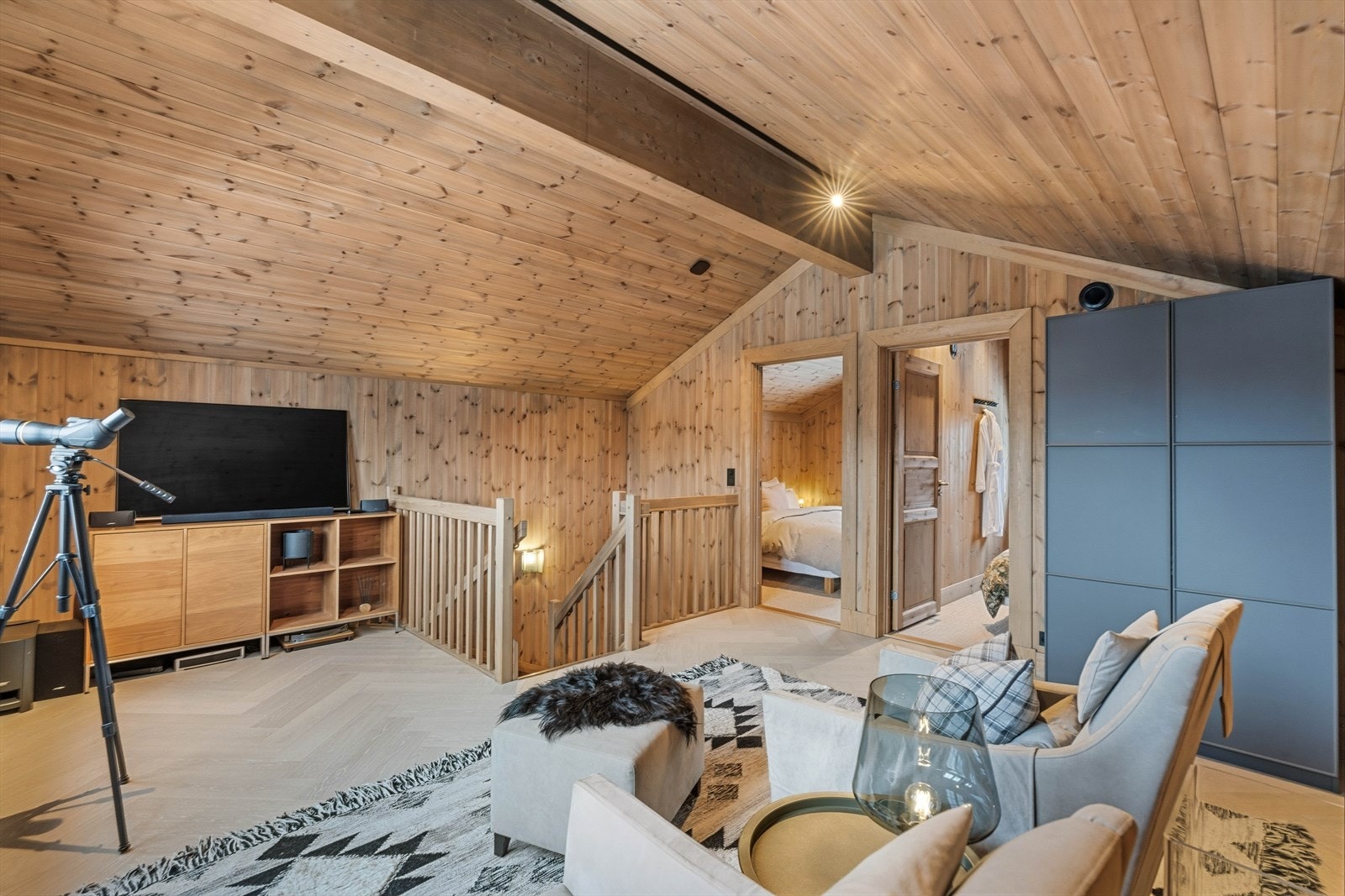 Loftstue for de små eller gjester. Galleribilde