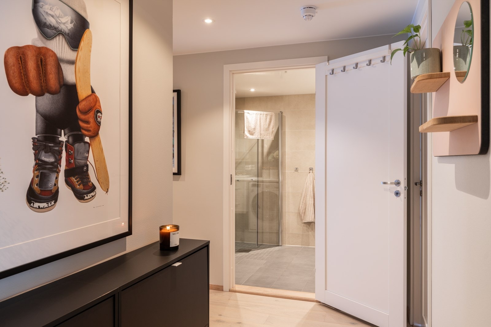 Gjennom felleskostnadene betales det for et á-konto beløp for oppvarming og varmtvann. Galleribilde