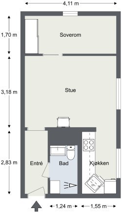Plantegning Galleribilde