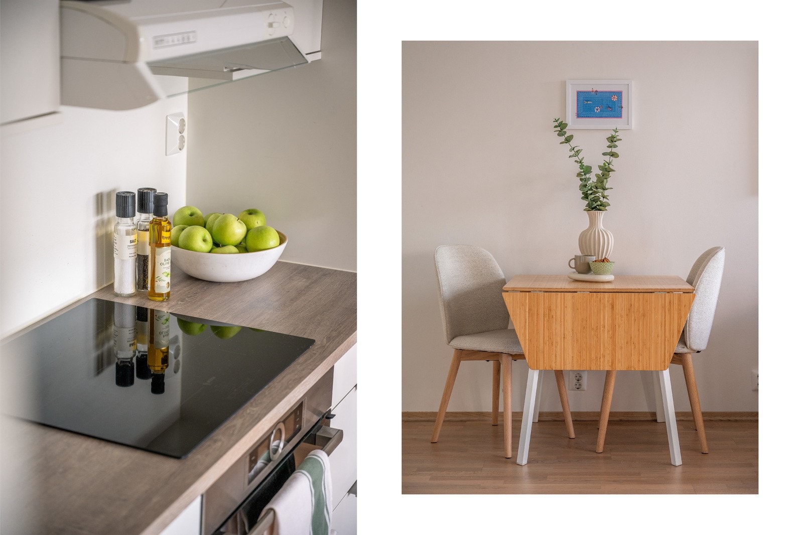 Kjøkkenet er utstyrt med ventilator med avtrekk ut og Water Guard. Galleribilde