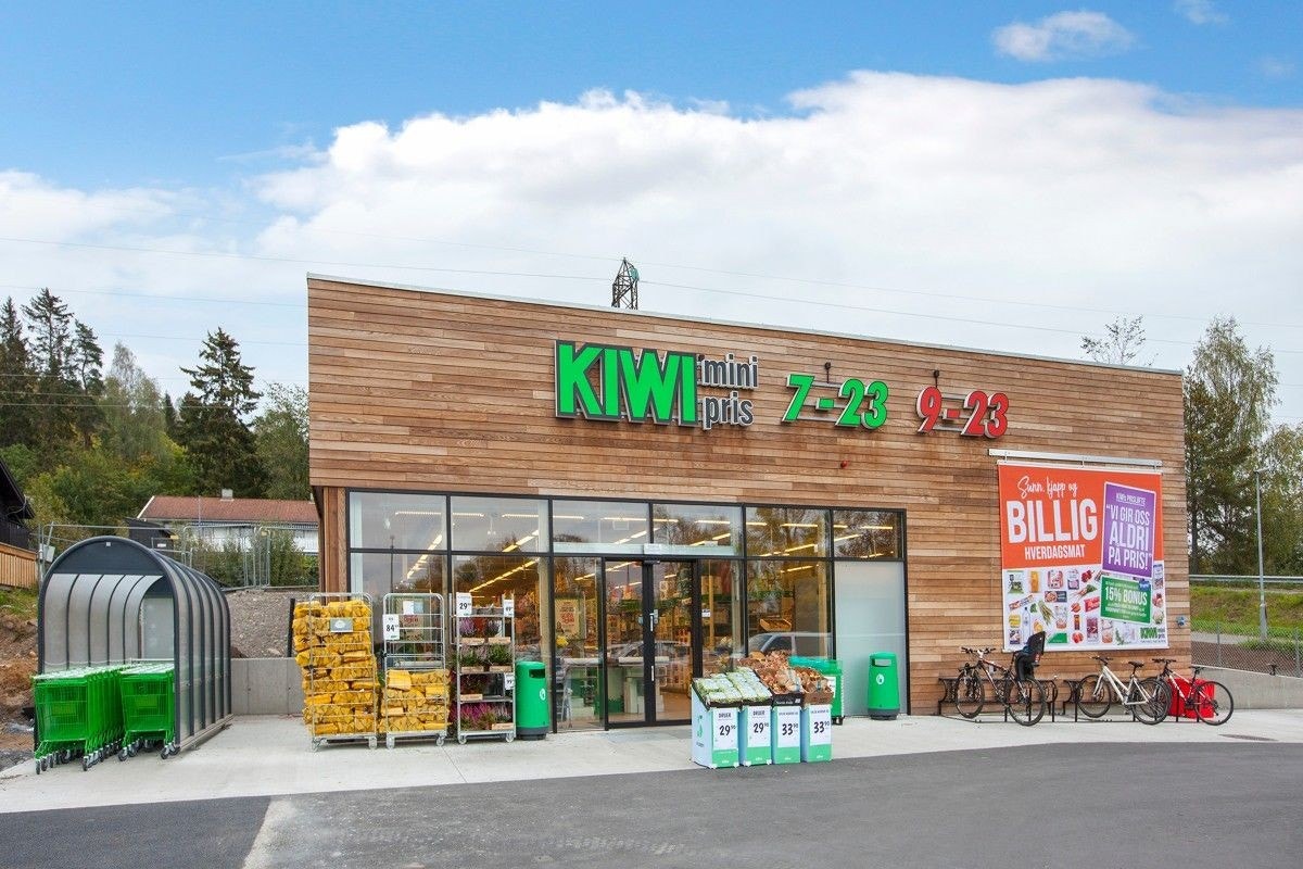 Kiwi ligger med gangavstand fra leiligheten. Galleribilde