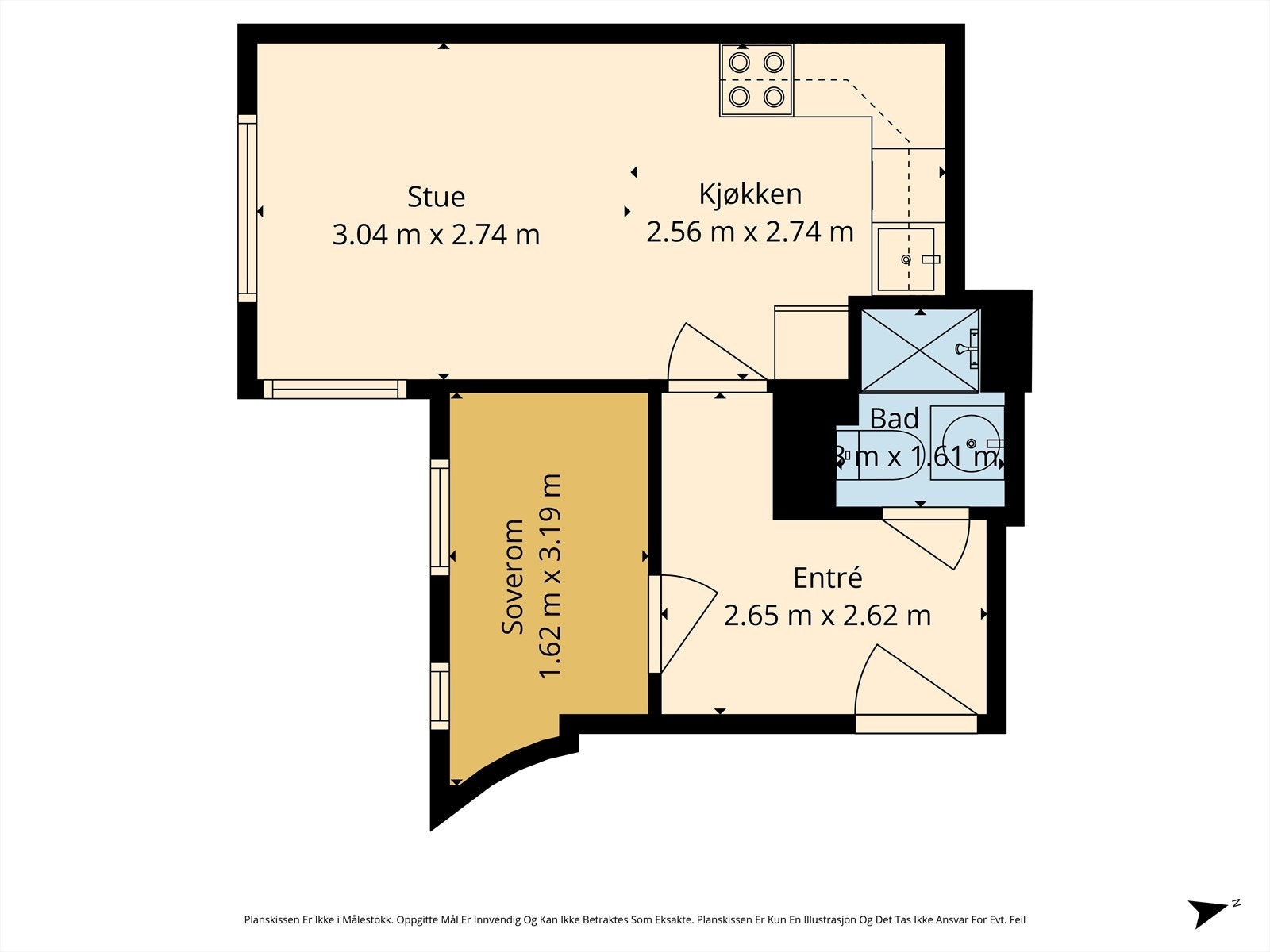 Plantegning (avvik kan forekomme) Galleribilde