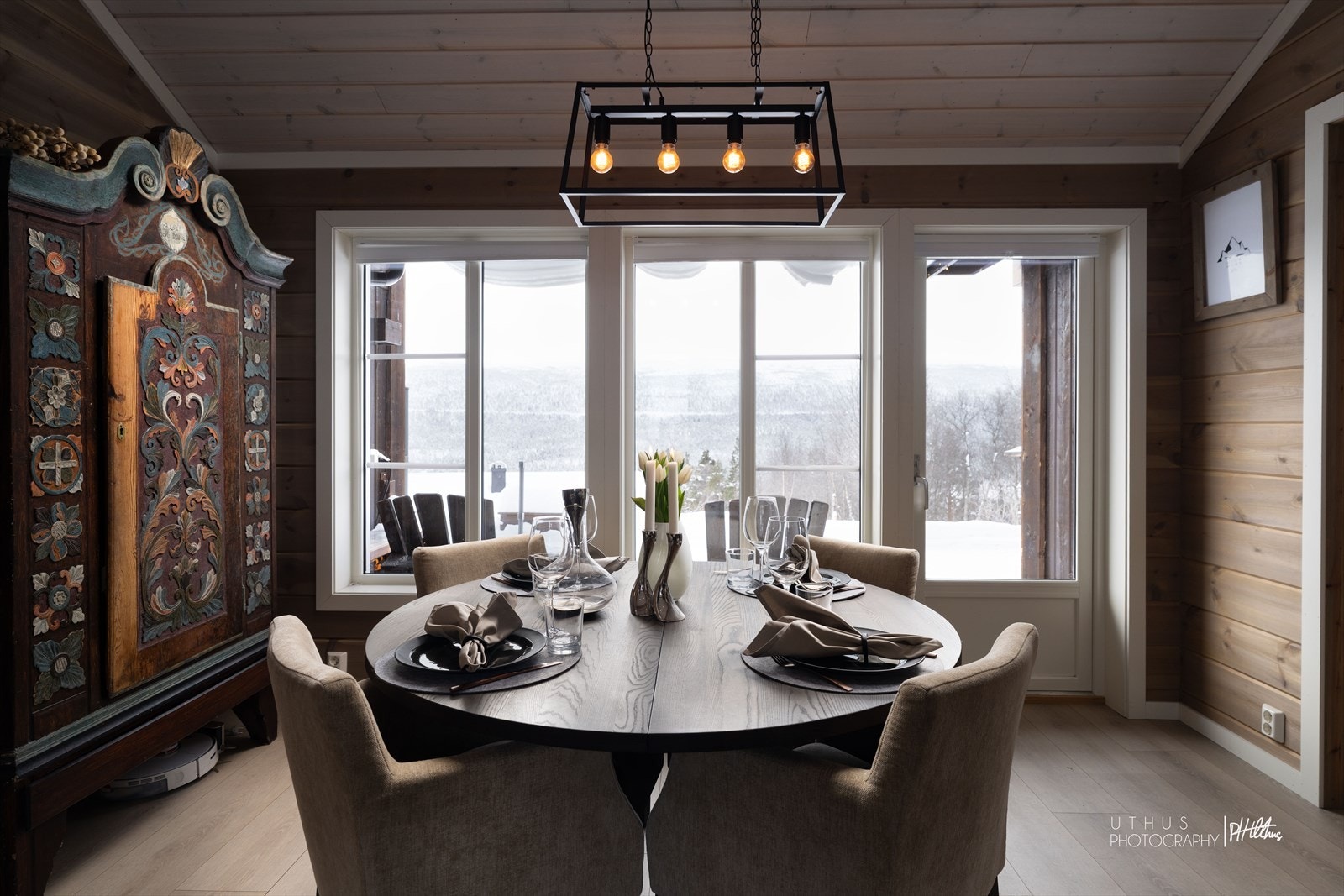 - Et perfekt samlingspunkt for en hyggelig middag etter en lang dag i skiløypen - Galleribilde