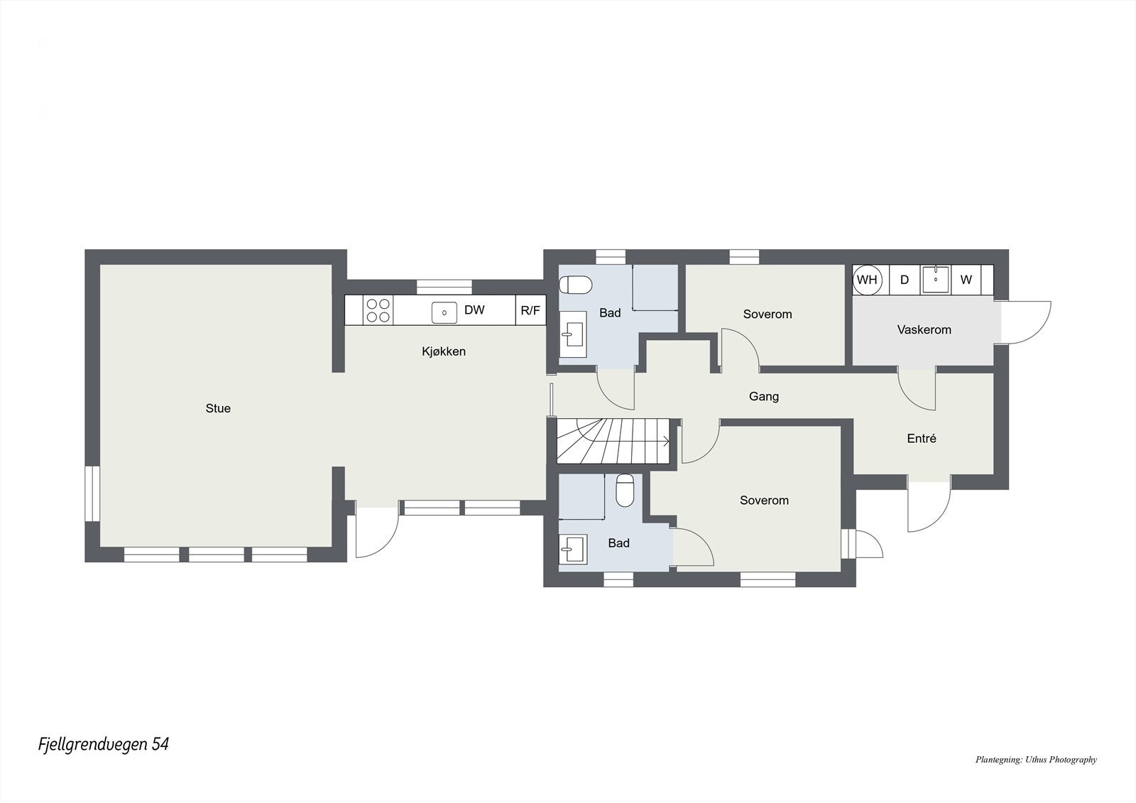 - Plantegning 1. etasje - Galleribilde