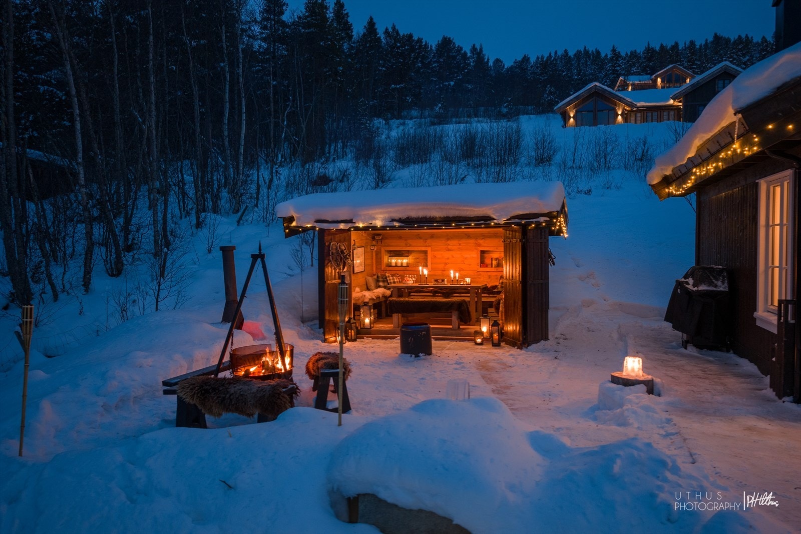 - I 2024 ble denne koselige gapahuken bygget - Galleribilde