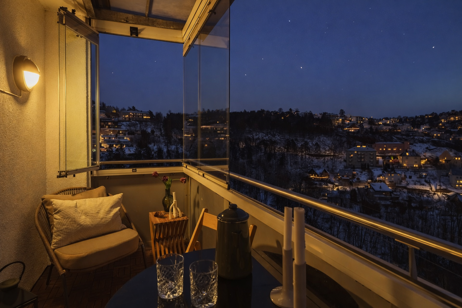 Kveldsstemning: Galleribilde