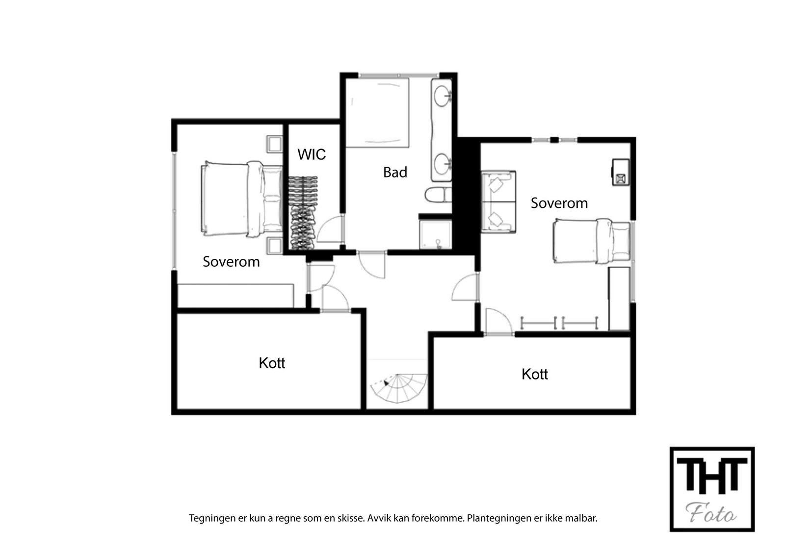 Plantegning 2.etg. Galleribilde