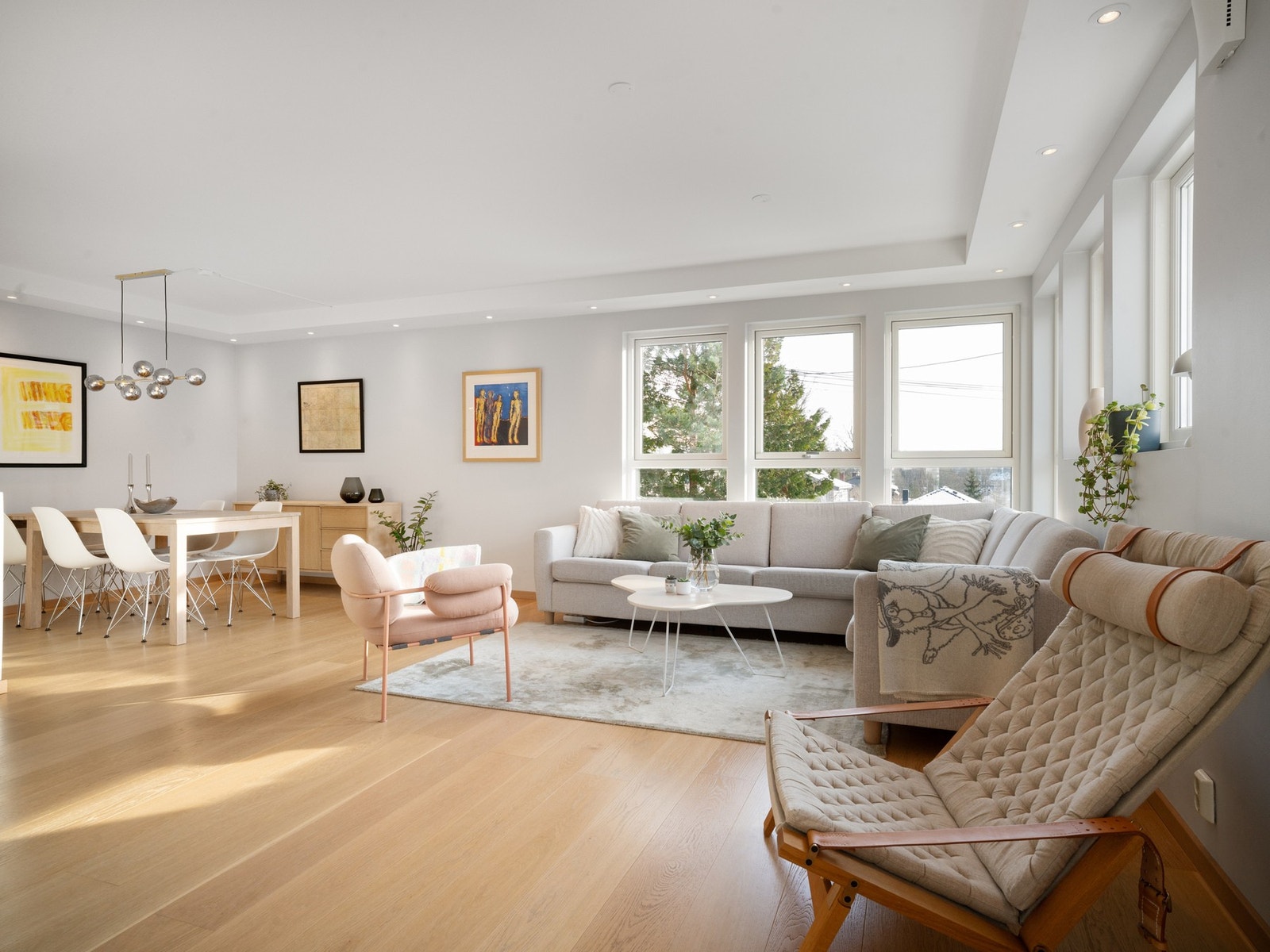 1-stavs parkettgulv. Galleribilde