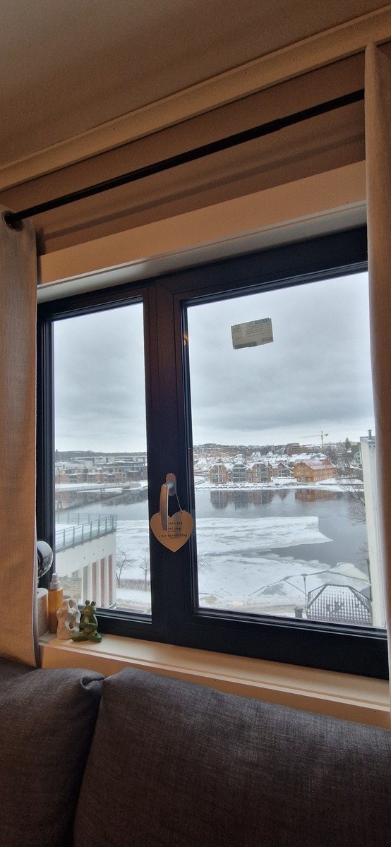 Utstikt mot elv Galleribilde