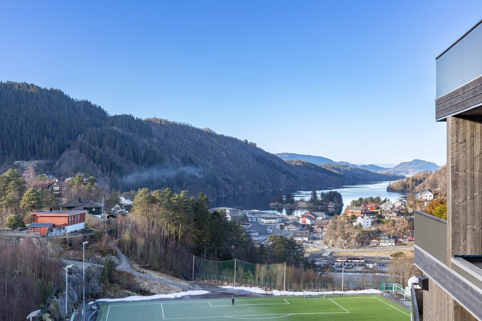 Herlig utsikt mot vågen. Galleribilde