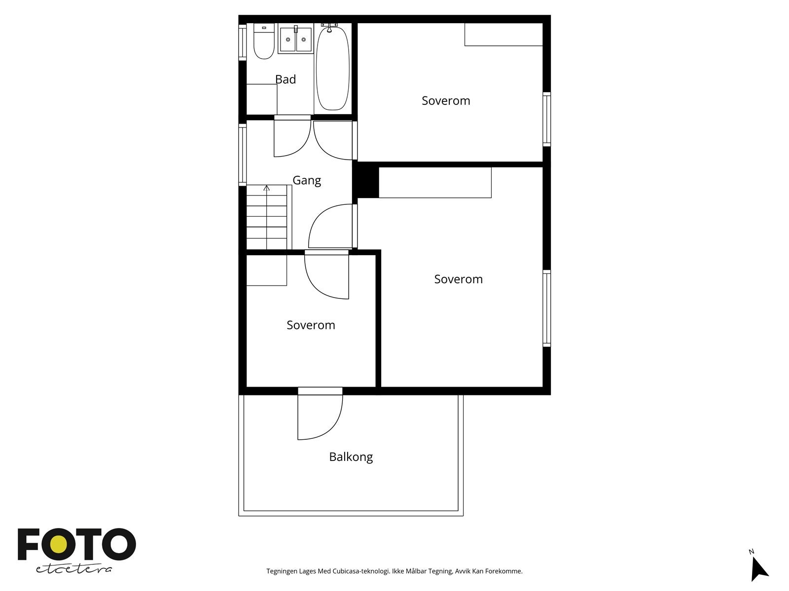 Veiledende plantegning - Ikke målbar Galleribilde