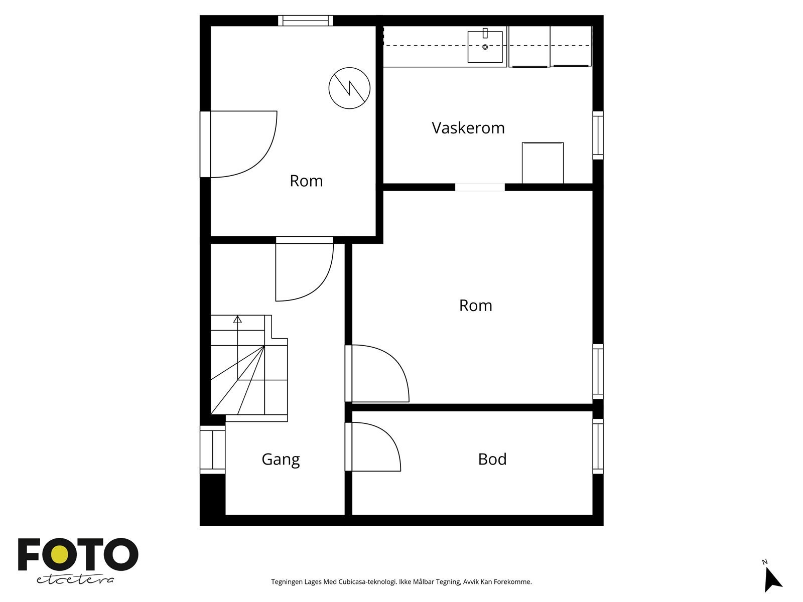 Veiledende plantegning - Ikke målbar Galleribilde