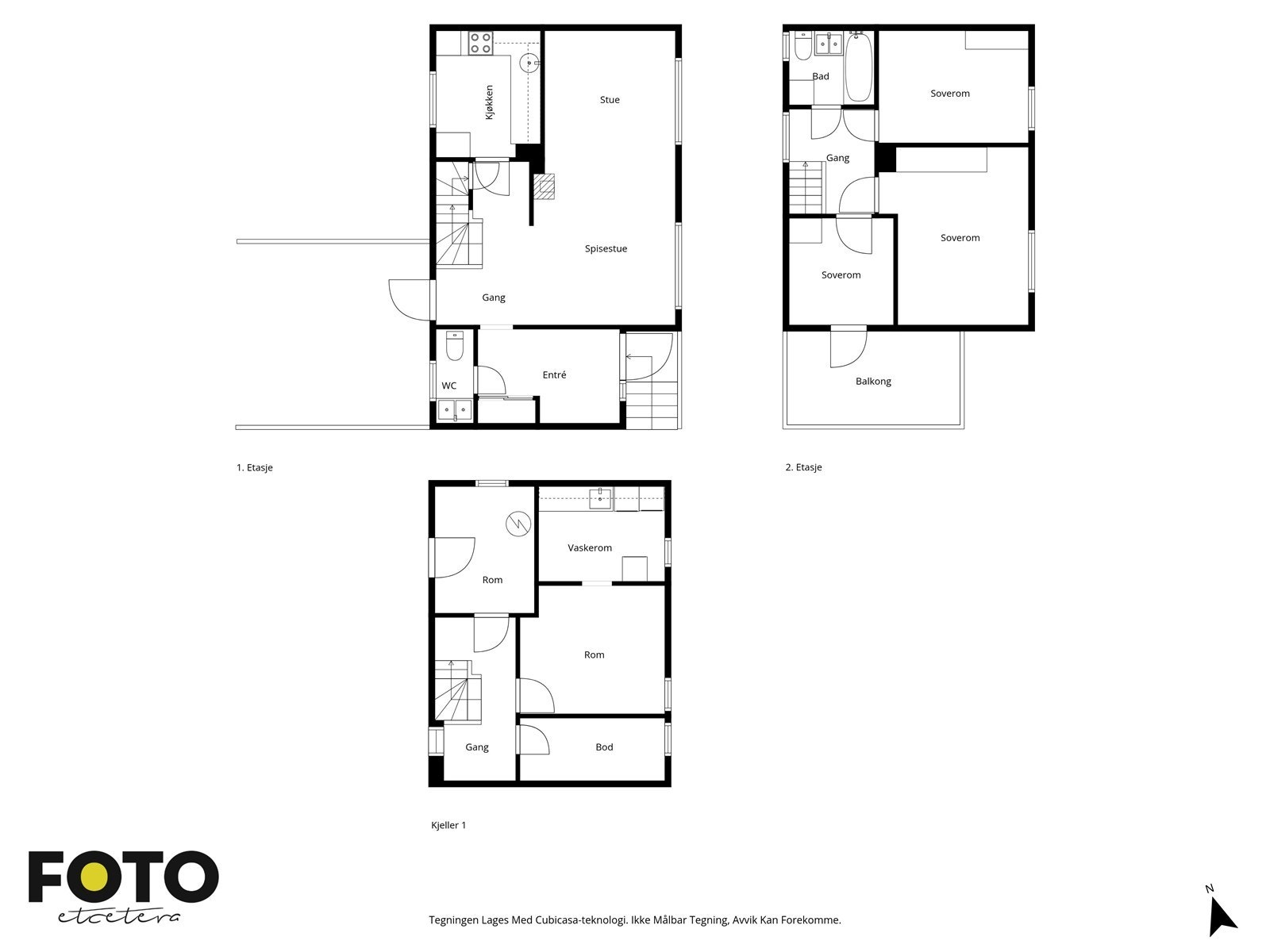Veiledende plantegning - Ikke målbar Galleribilde
