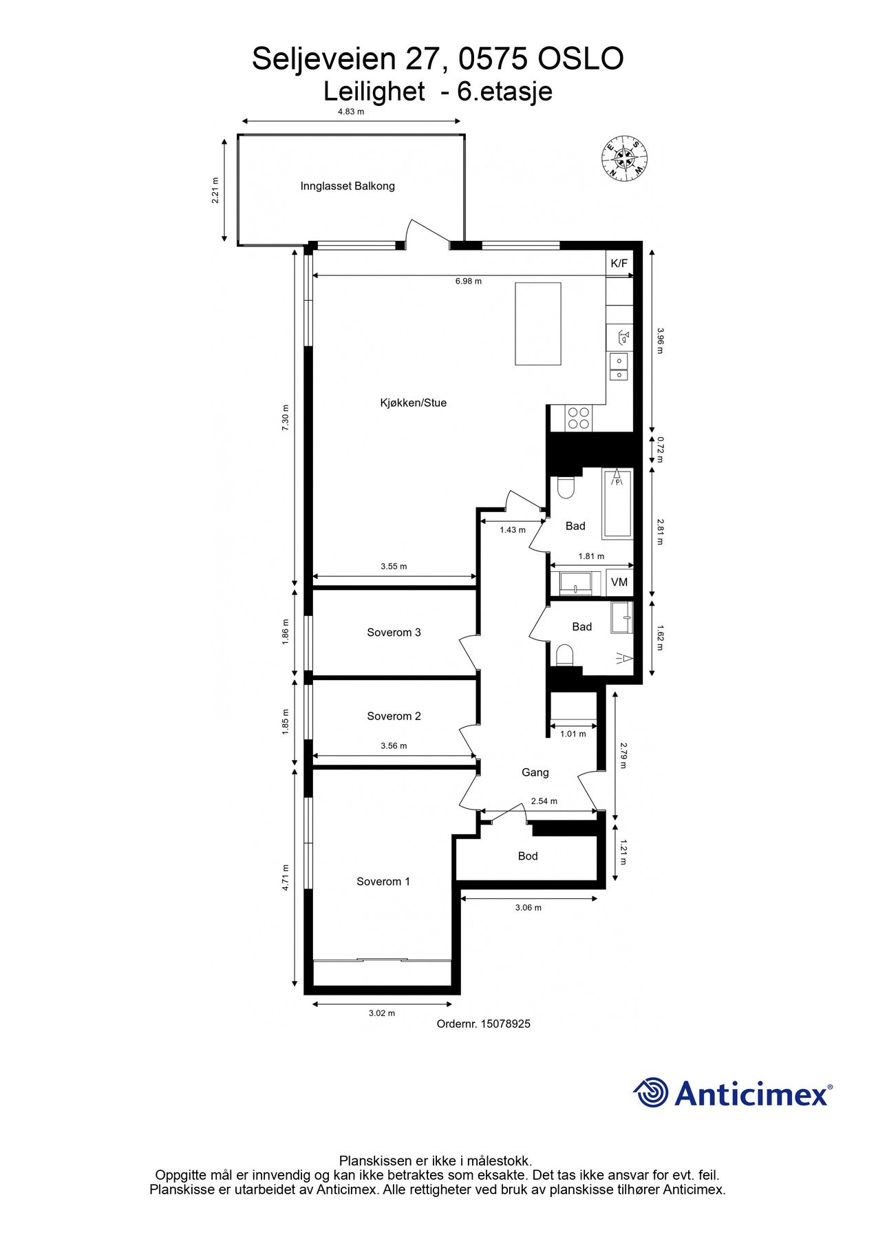 Plantegning. Galleribilde