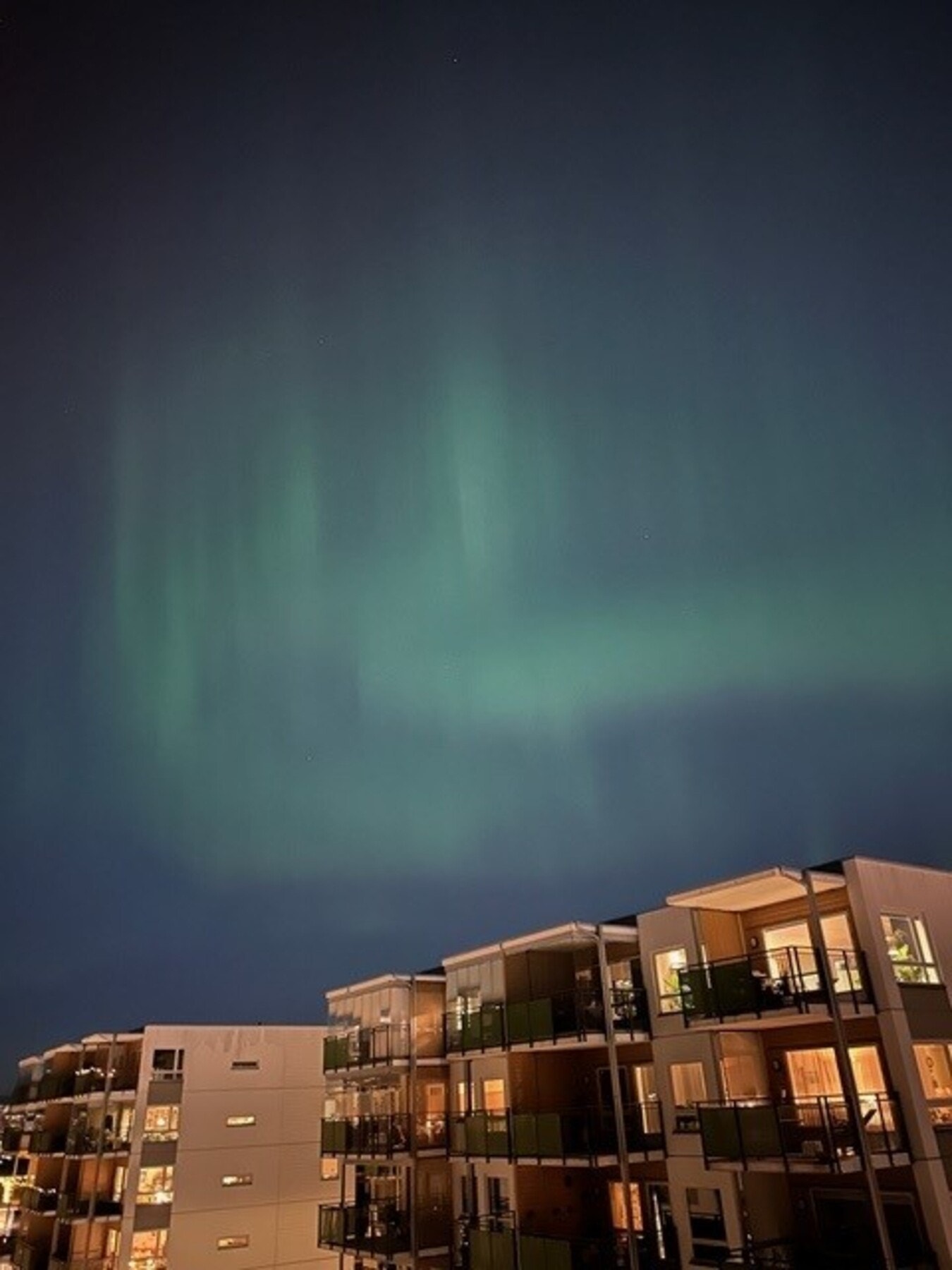 Kanskje du er heldig å oppleve nordlyset i Oslo by? (Selgers private bilde) Galleribilde