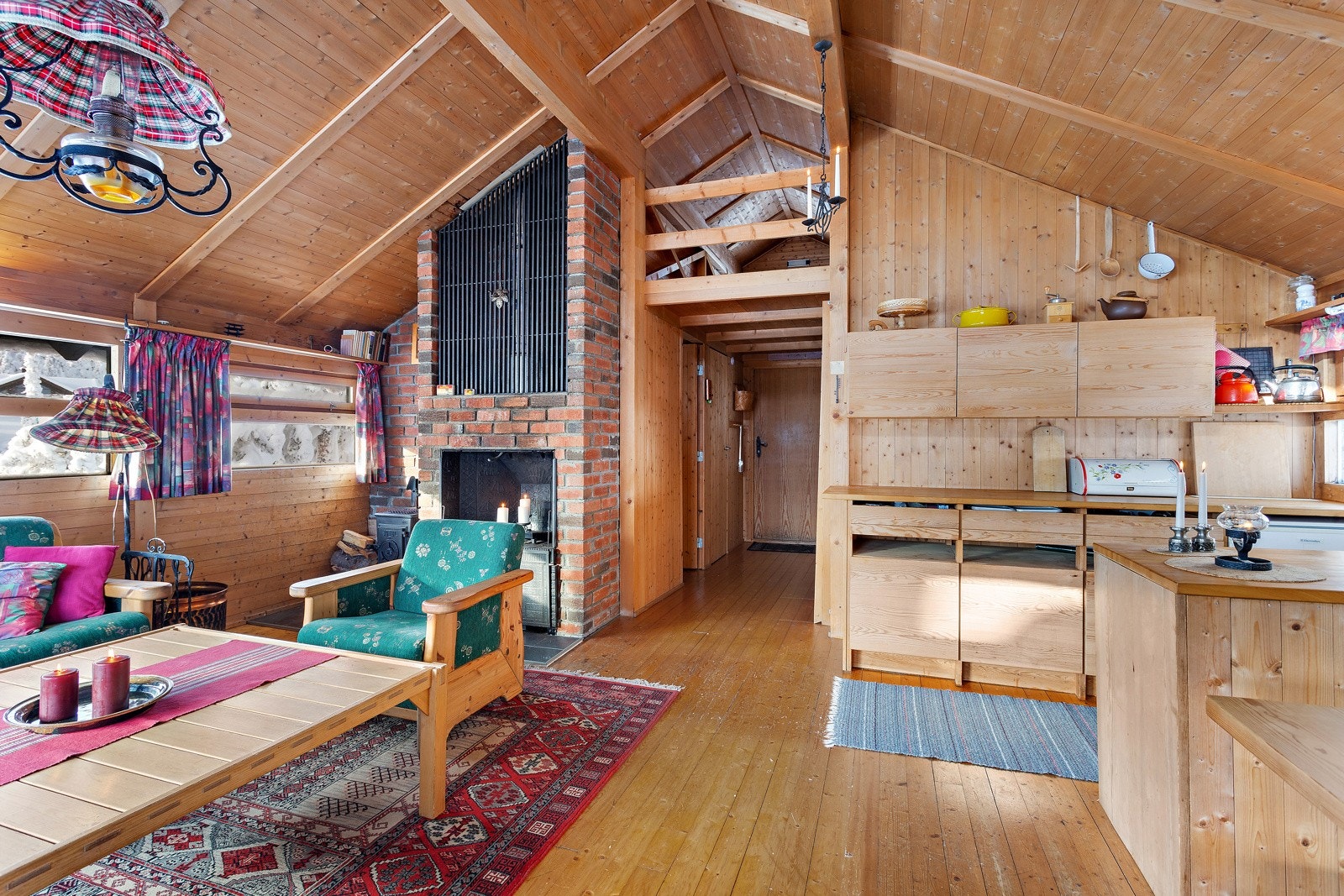 Over gangen er det også en liten hems, skulle en ha behov for ekstra sengeplasser. Galleribilde