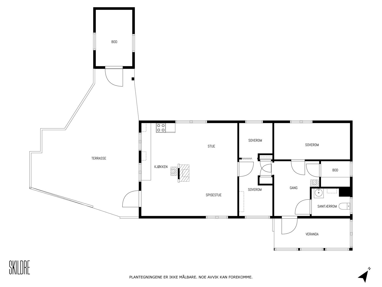 Plantegning Galleribilde