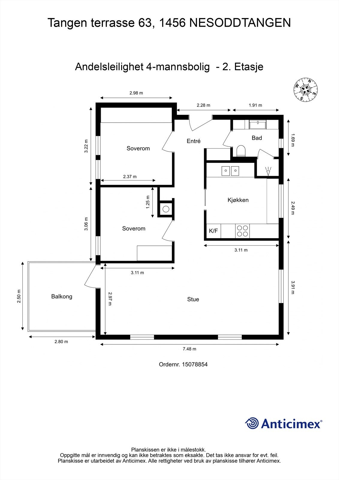 Plantegning Galleribilde