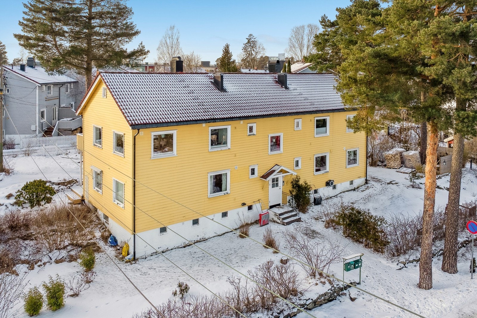 Tangen terrasse 63 er attraktivt og meget sentralt beliggende med gangavstand til "alt. Foto: Per O. Skjellnan v/Efkt Galleribilde