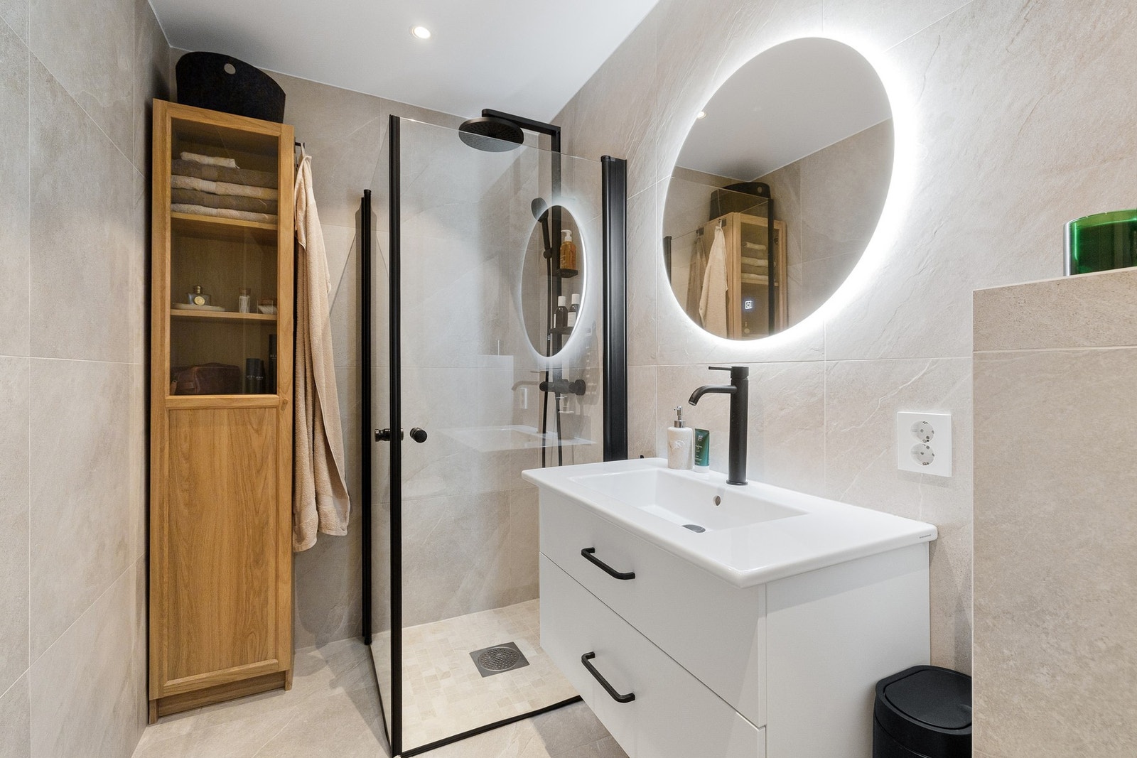 Større og nyoppusset bad med moderne standard. Galleribilde