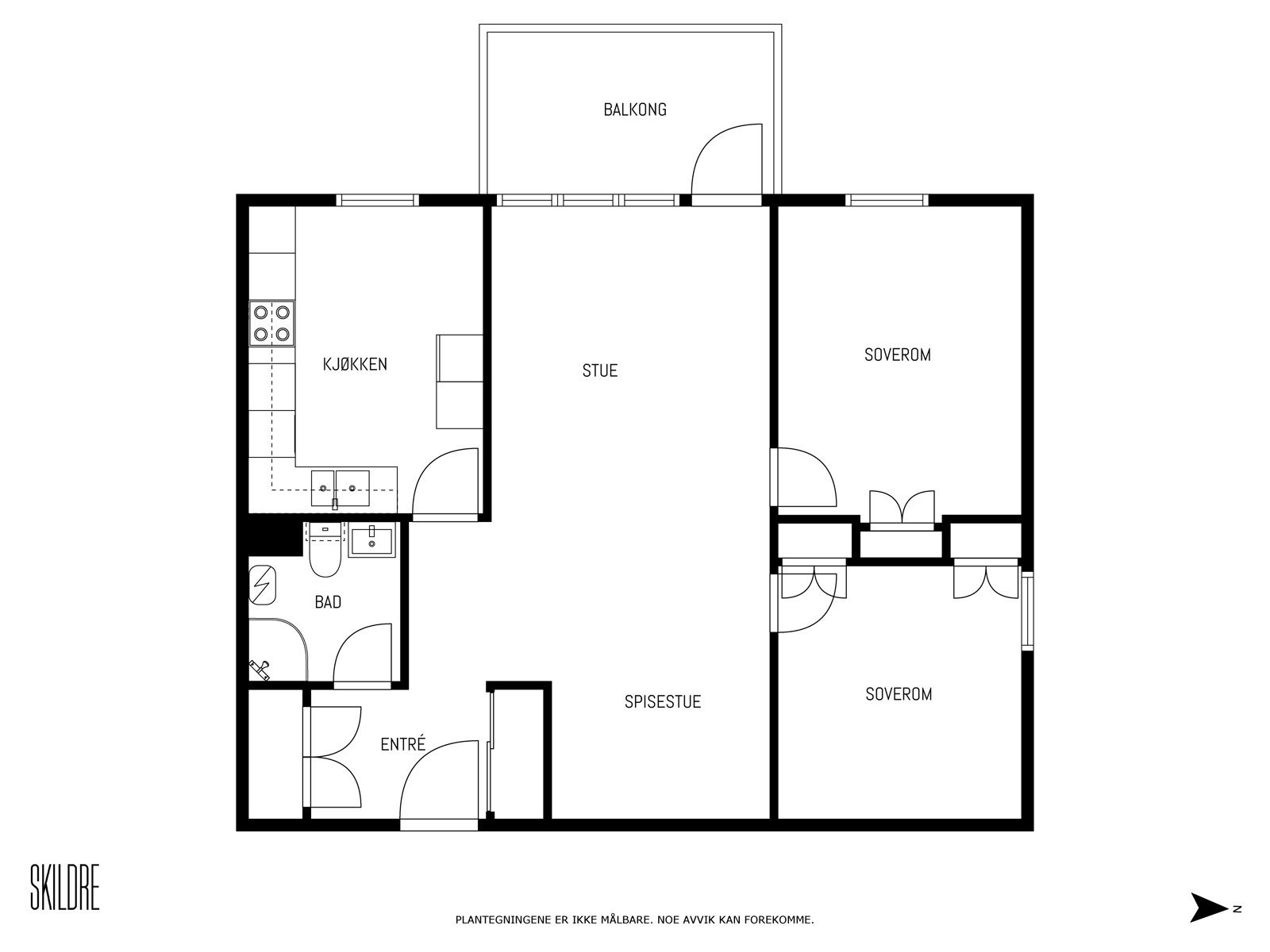 Plantegning Galleribilde