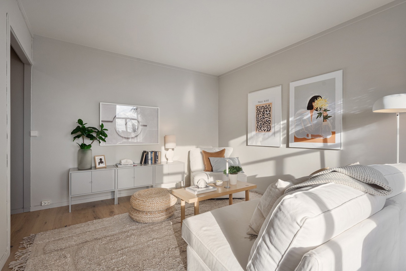 Boligens flater er nymalt i år (2026) Galleribilde