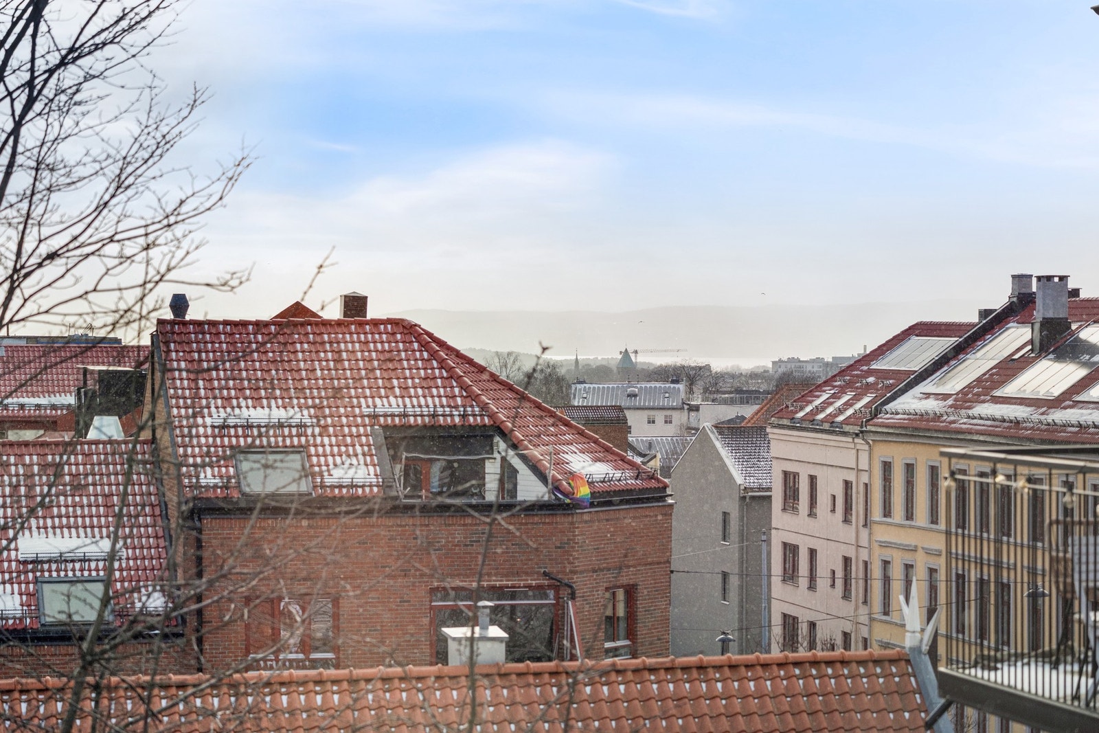 Utsikt fra egen balkong Galleribilde