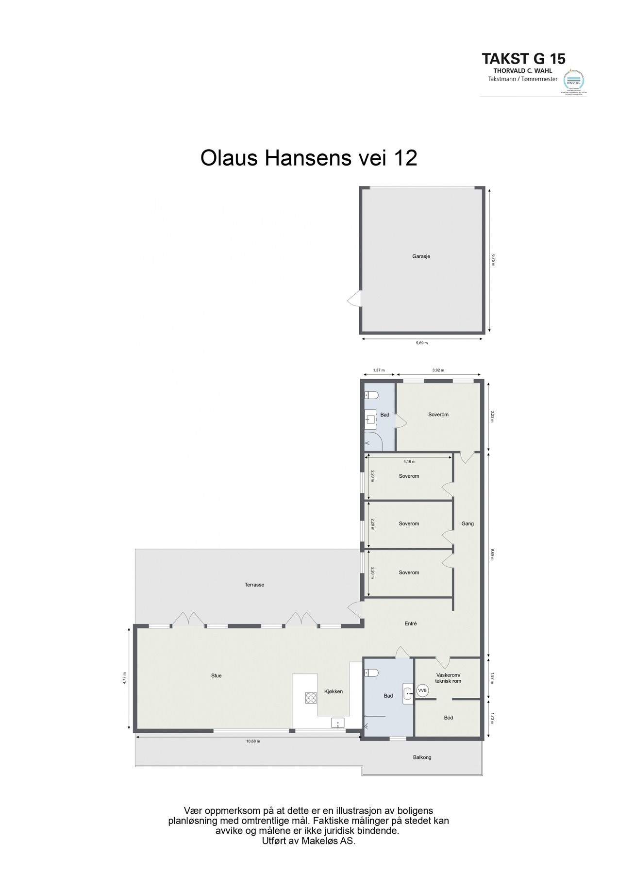 Plantegning Galleribilde