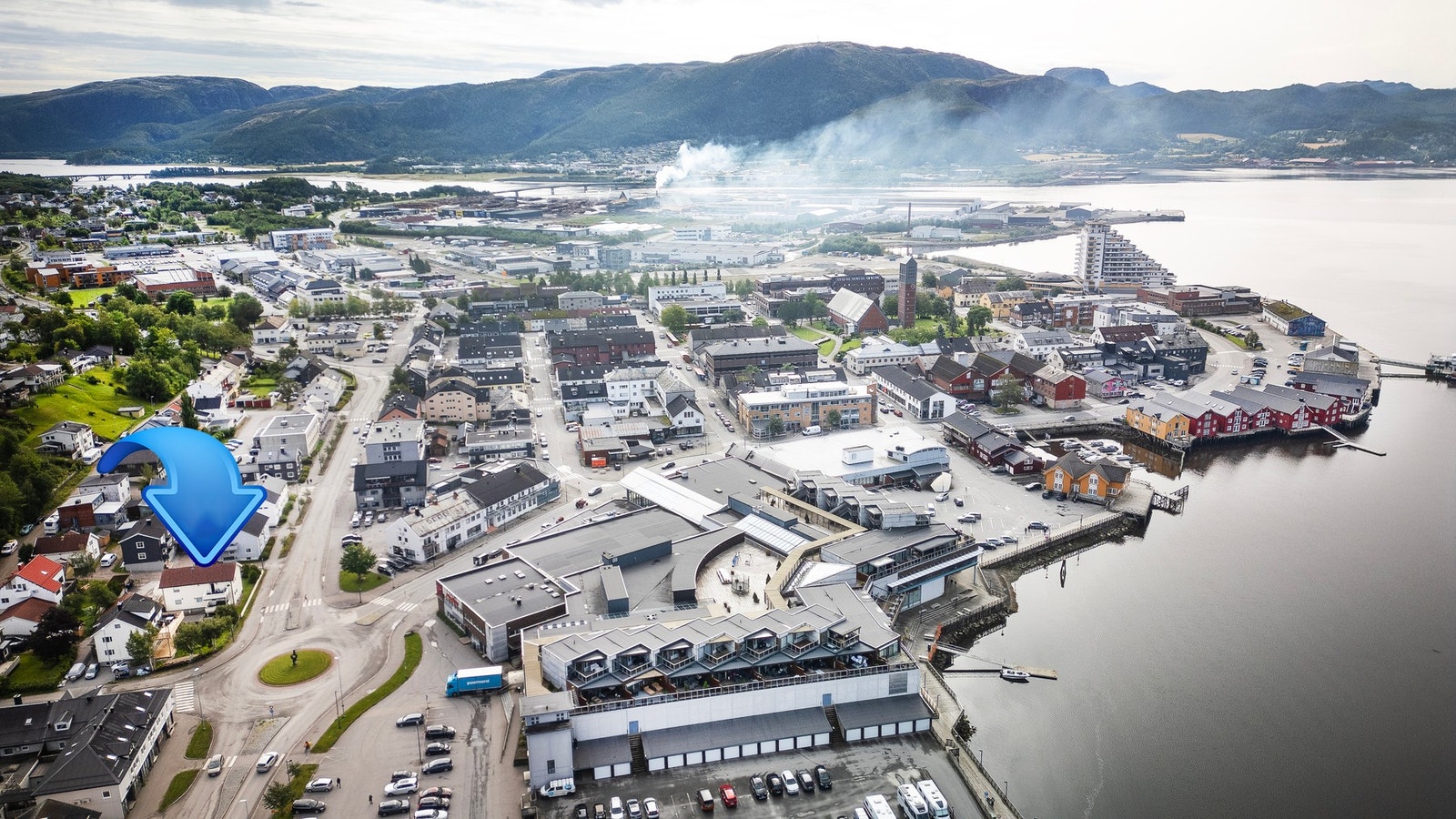 Oversiktsbilde av nærmiljøet Galleribilde