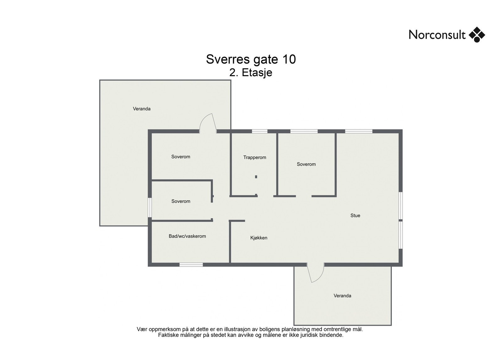 Planskisse - 2.etasje Galleribilde
