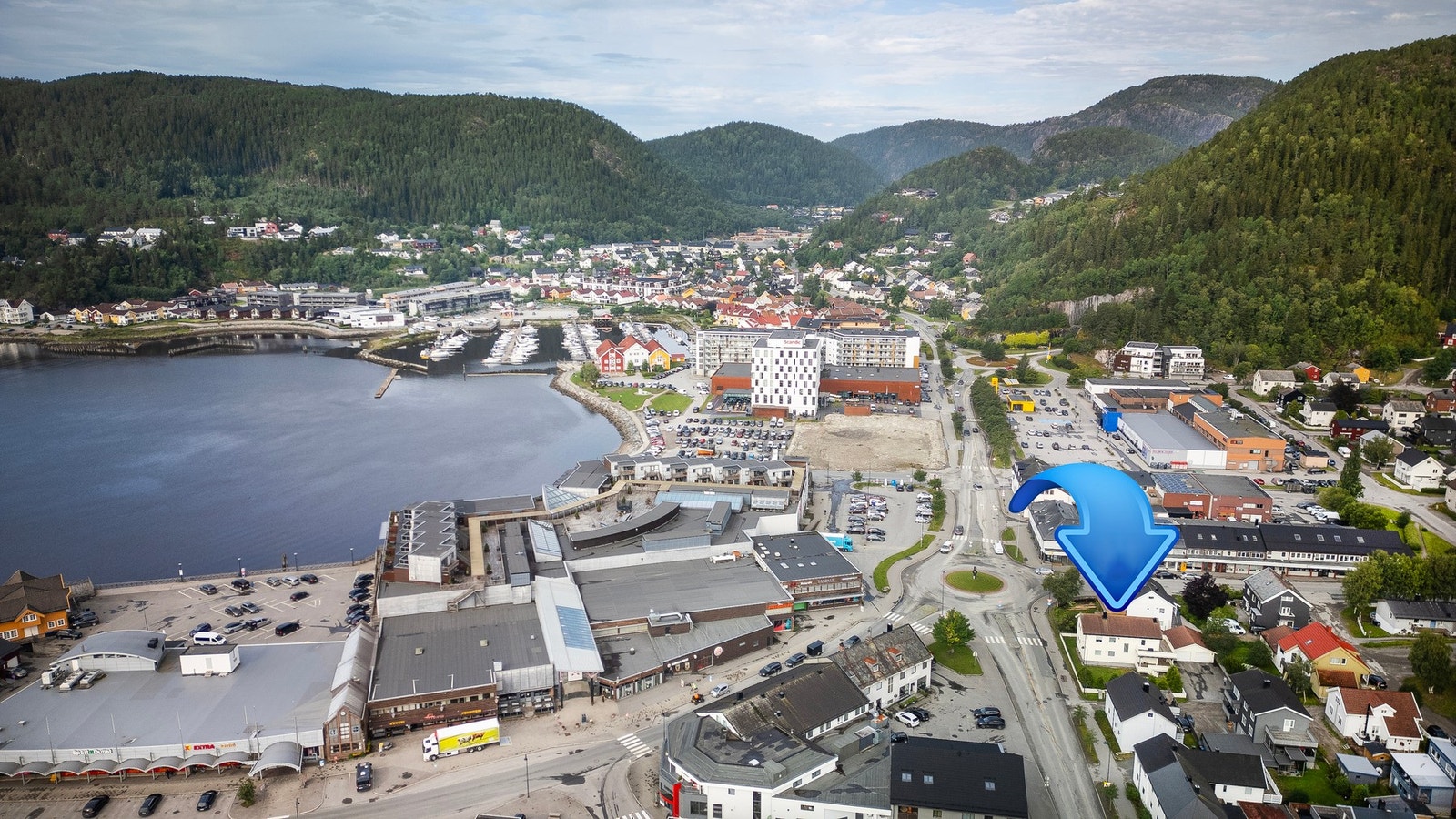 Oversiktsbilde av nærmiljøet Galleribilde