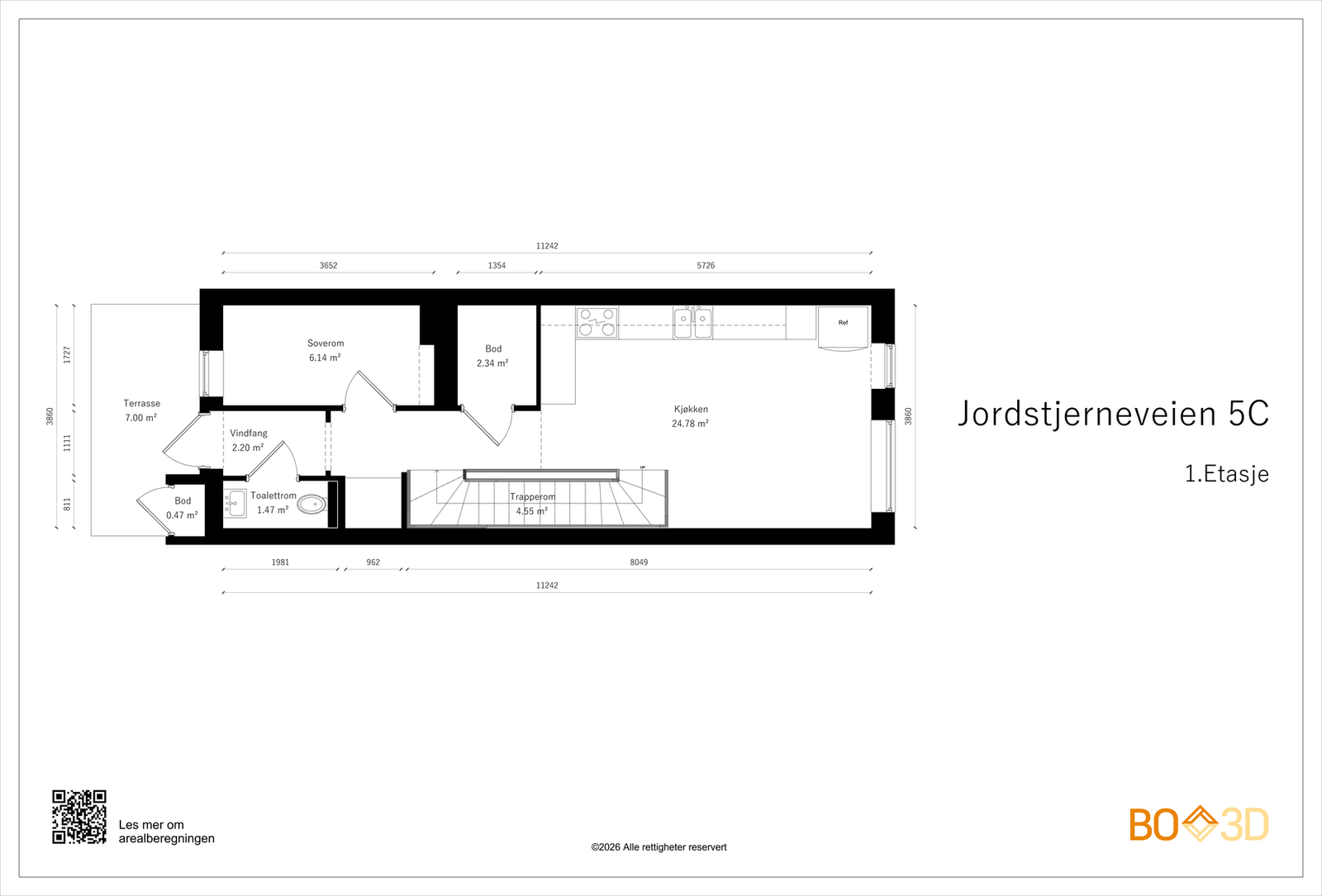 Plantegning 1 Etasje. Galleribilde
