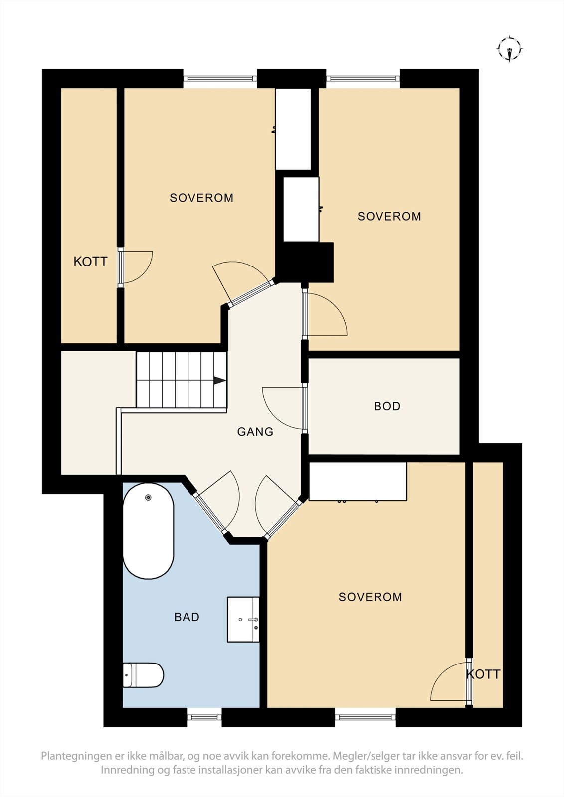 Plantegning 2. etasje. Galleribilde