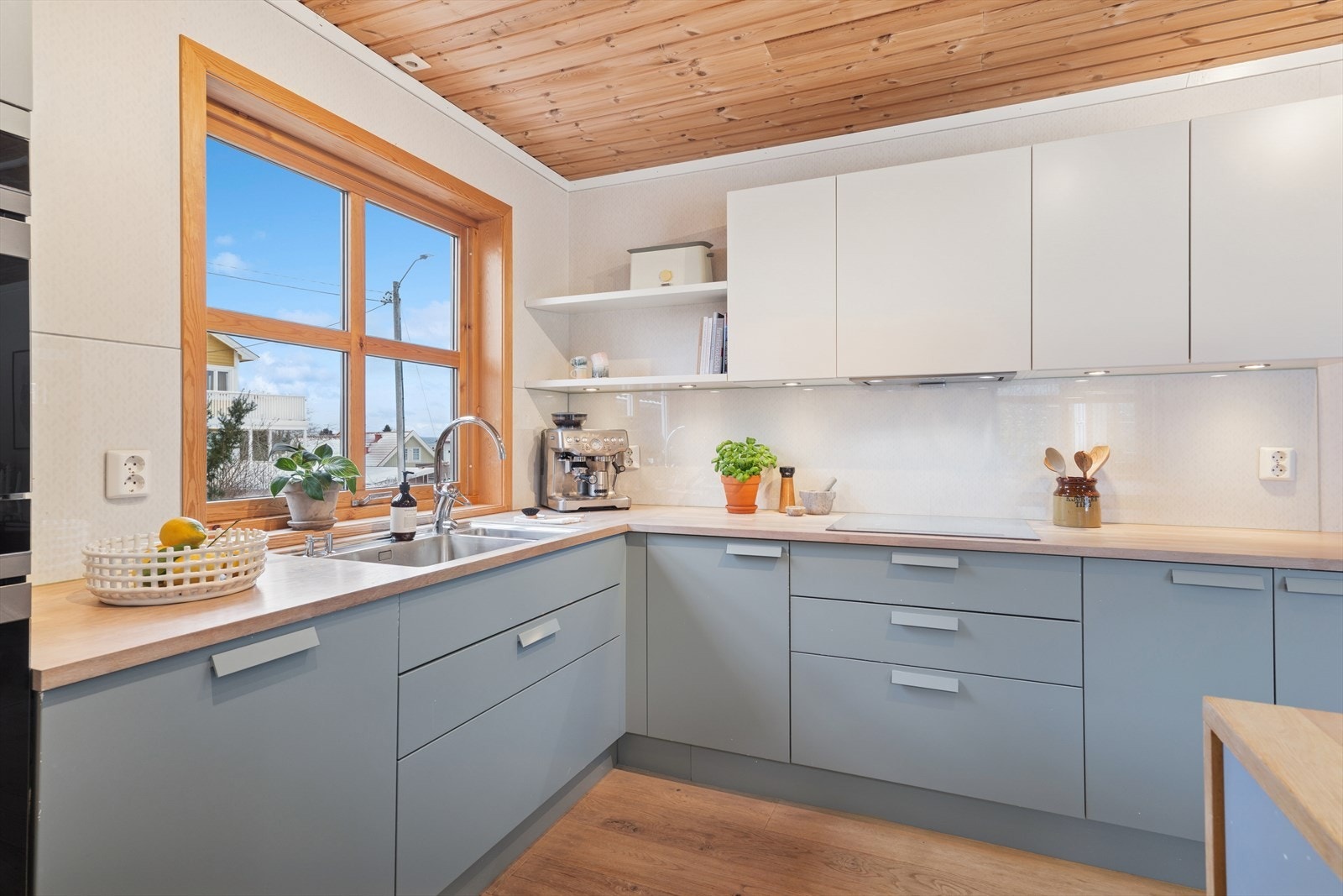 Kjøkkenet ble oppgradert i 2017. Galleribilde