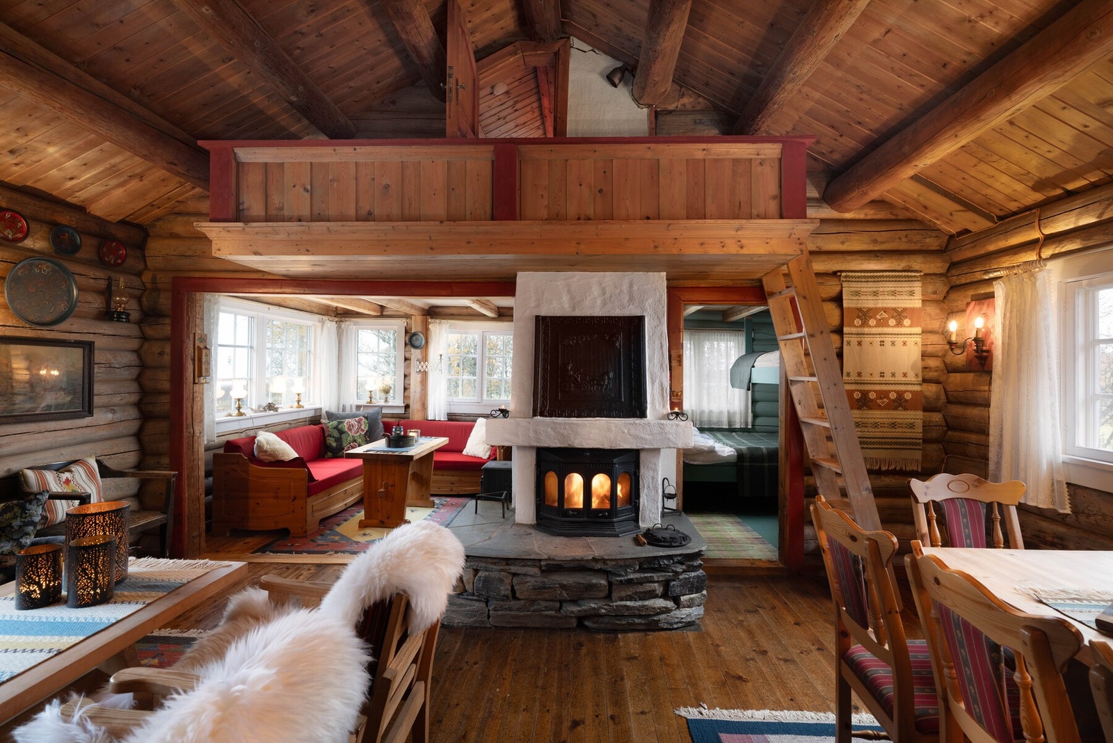 Lun og hyggelig hytteatmosfære! Galleribilde