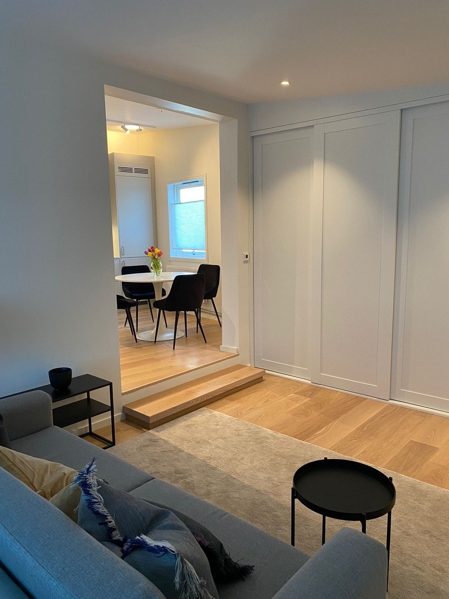 Åpen kjøkkenløsning med stue Galleribilde