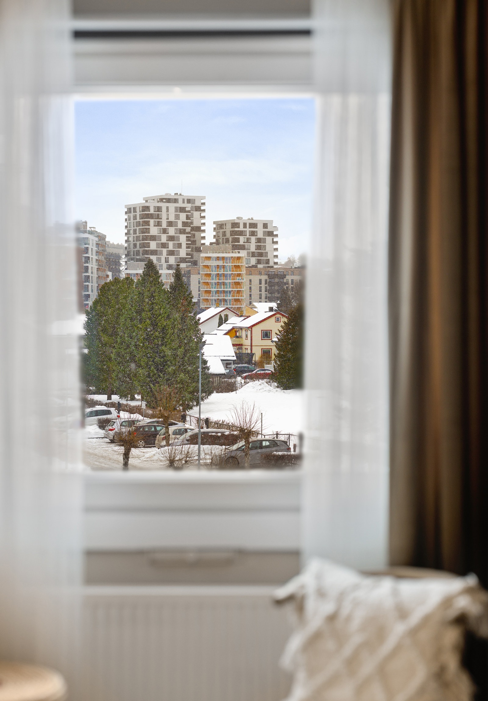 Utsikt i fra soverommet Galleribilde