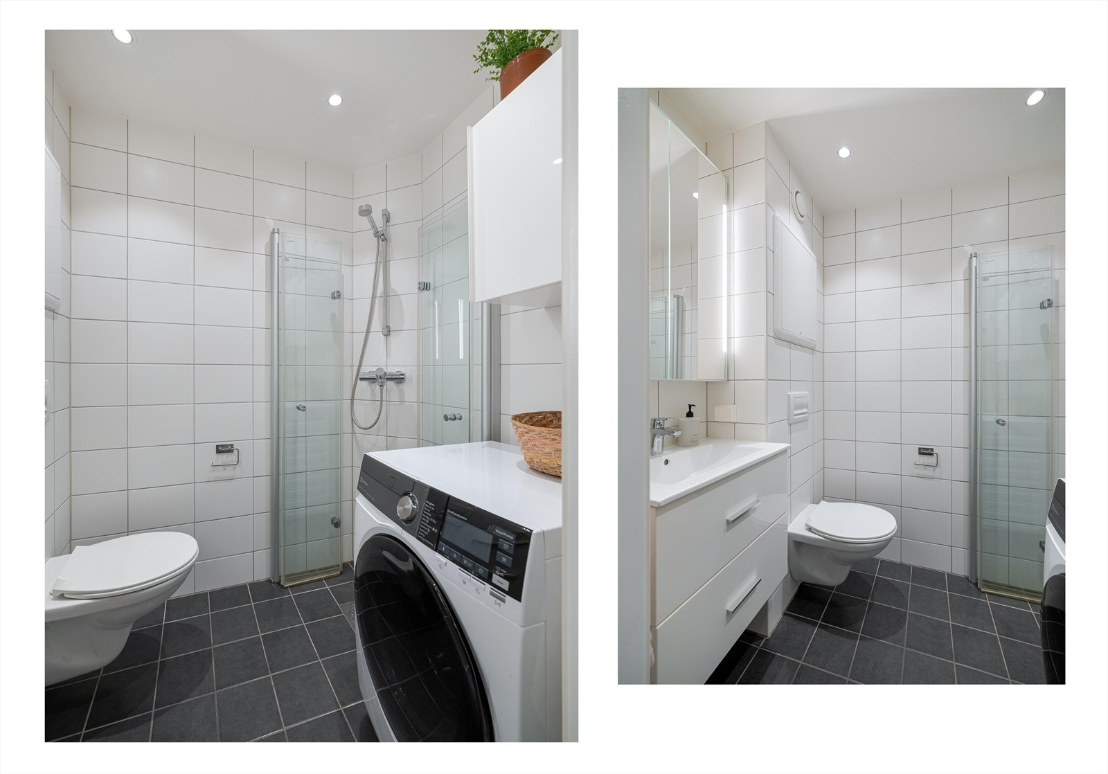 Opplegg for vaskemaskin sørger for en enklere hverdag, men du kan også benytte deg av borettslagets fellesvaskeri ved behov. Galleribilde