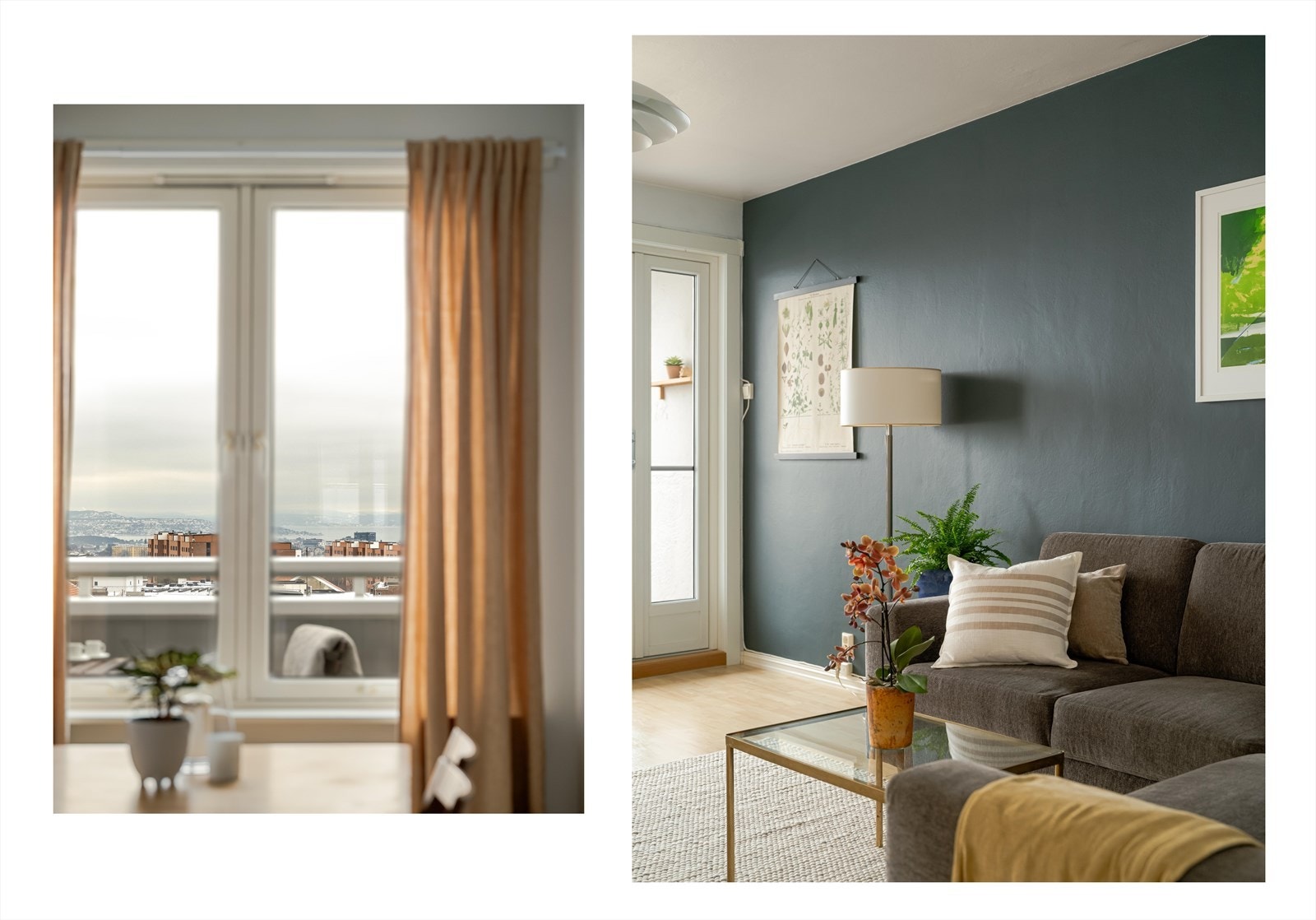 Vinduer med praktfull utsikt mot Oslofjorden og byens tak. Galleribilde