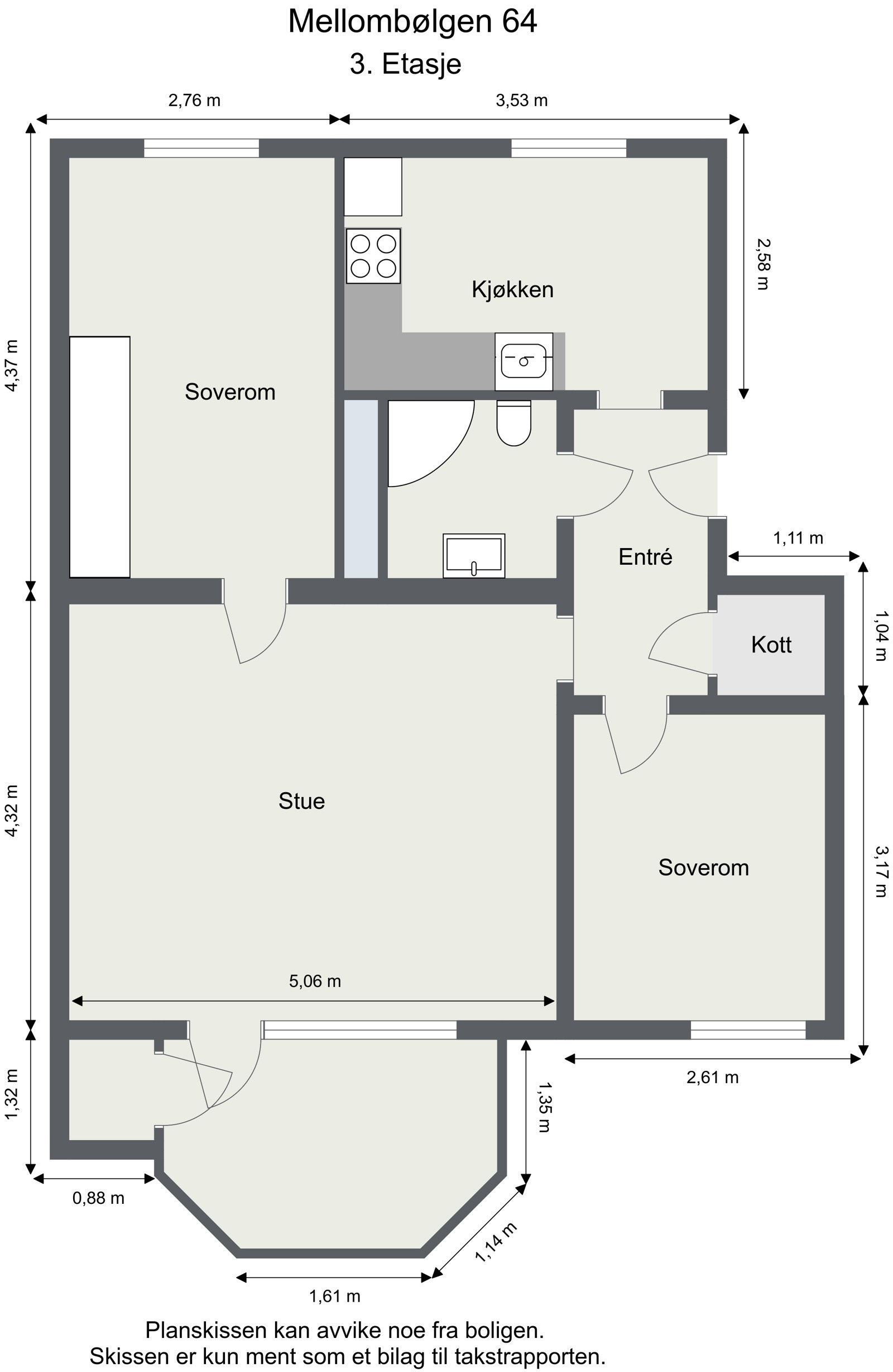 Mellombølgen 64 - 3. Etasje Galleribilde