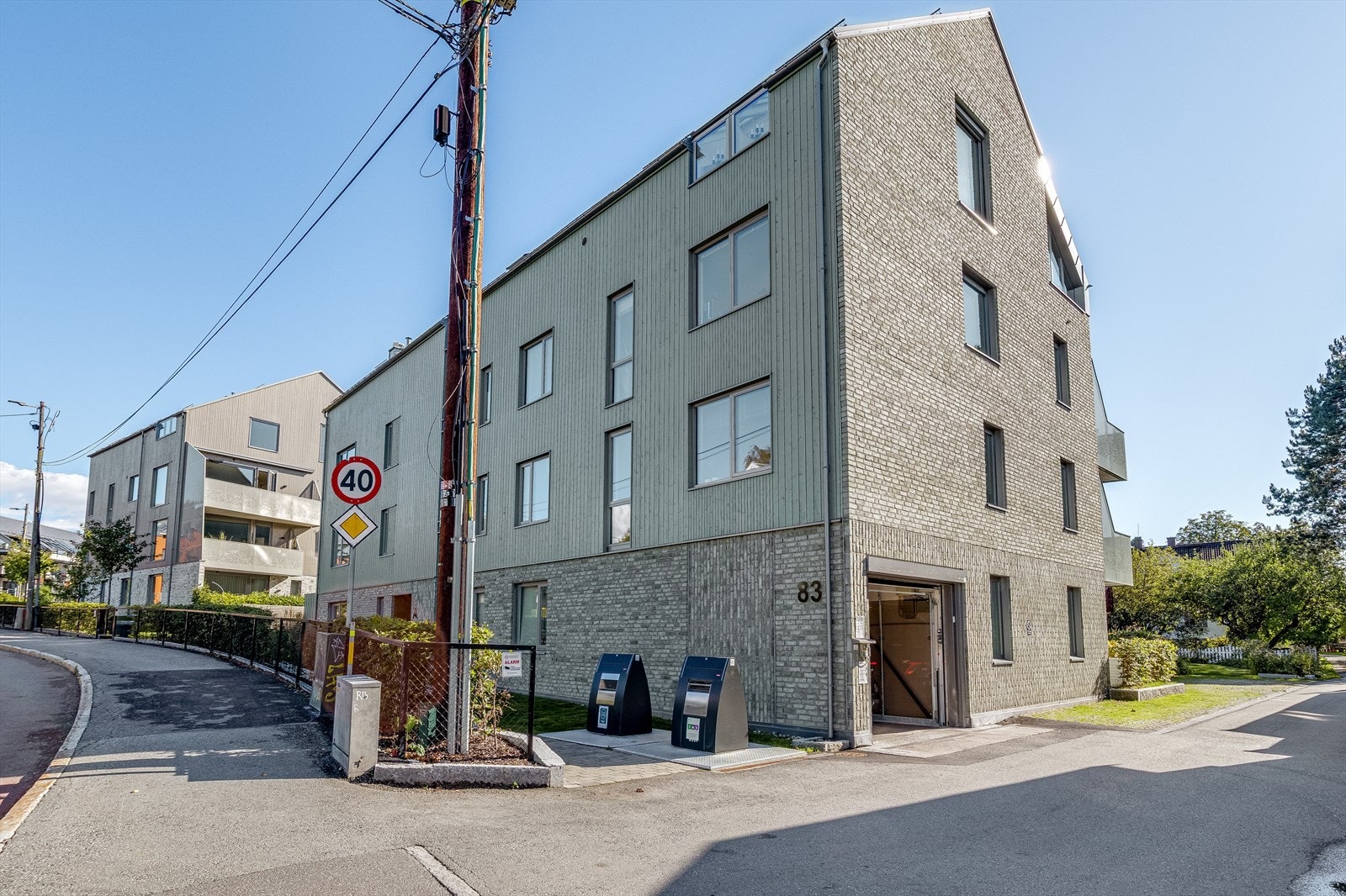 Fasade mot Kongsveien Galleribilde