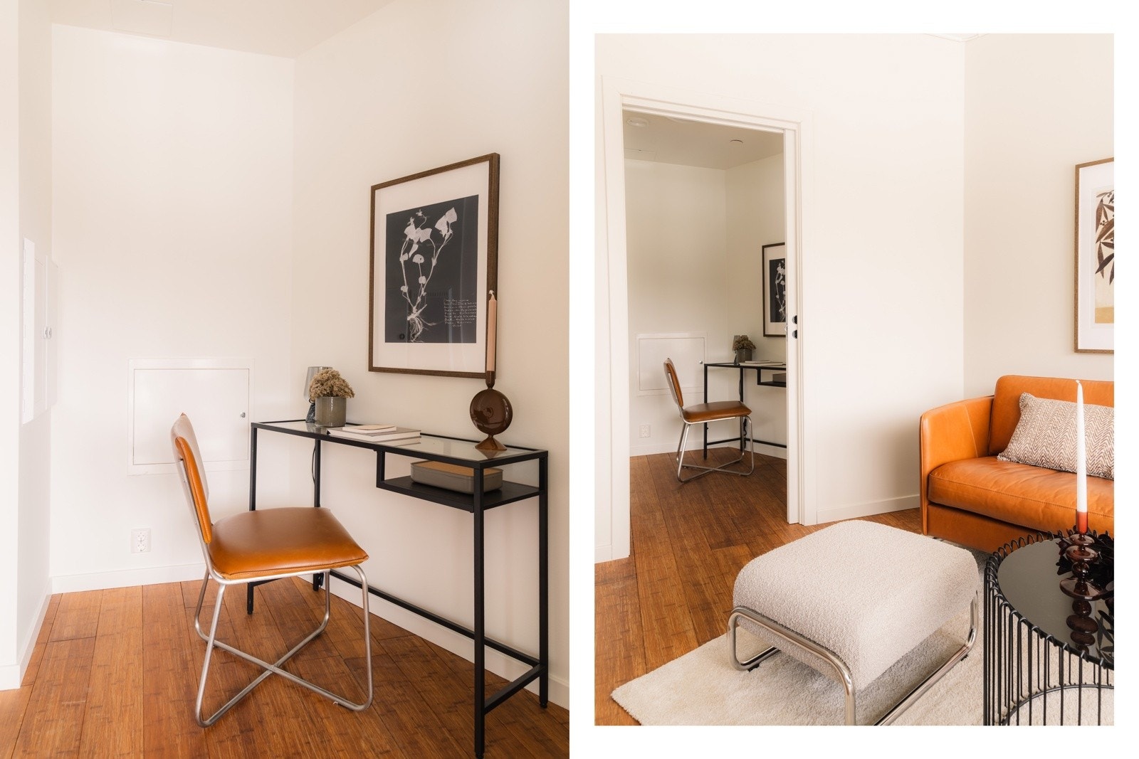 Det er plass til hjemmekontor. Galleribilde