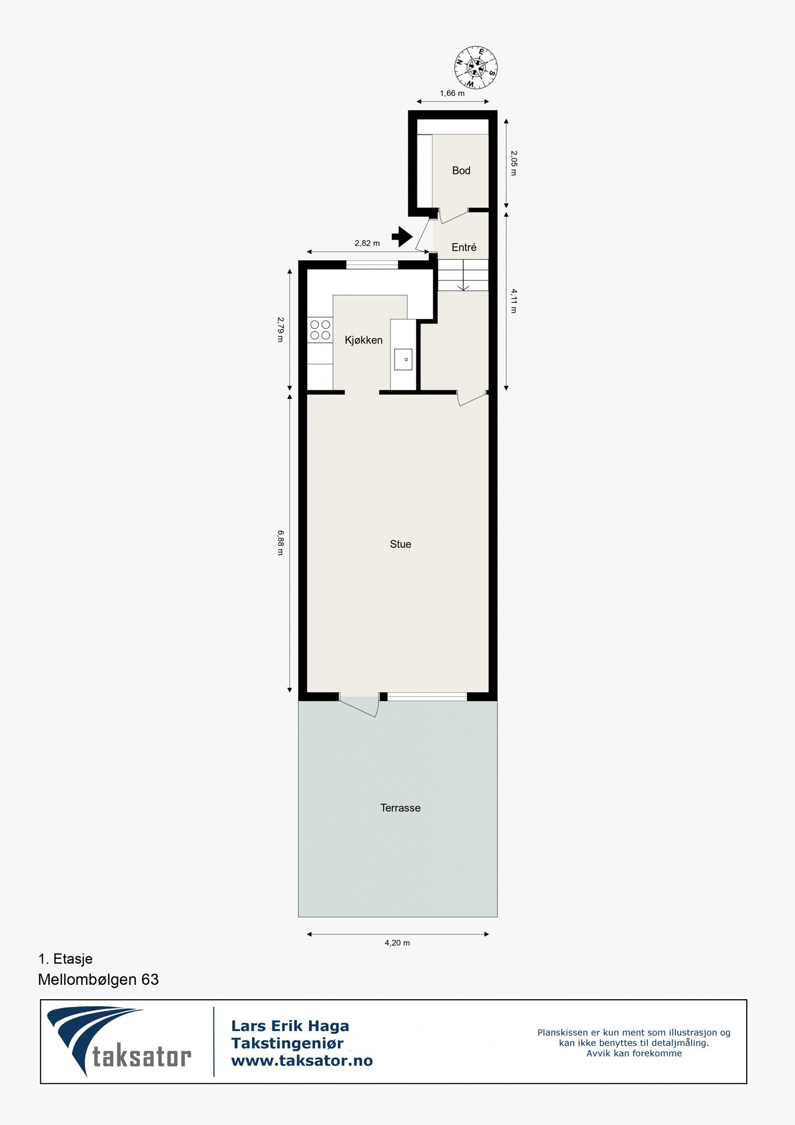 Plantegning - 1. Etasje Galleribilde