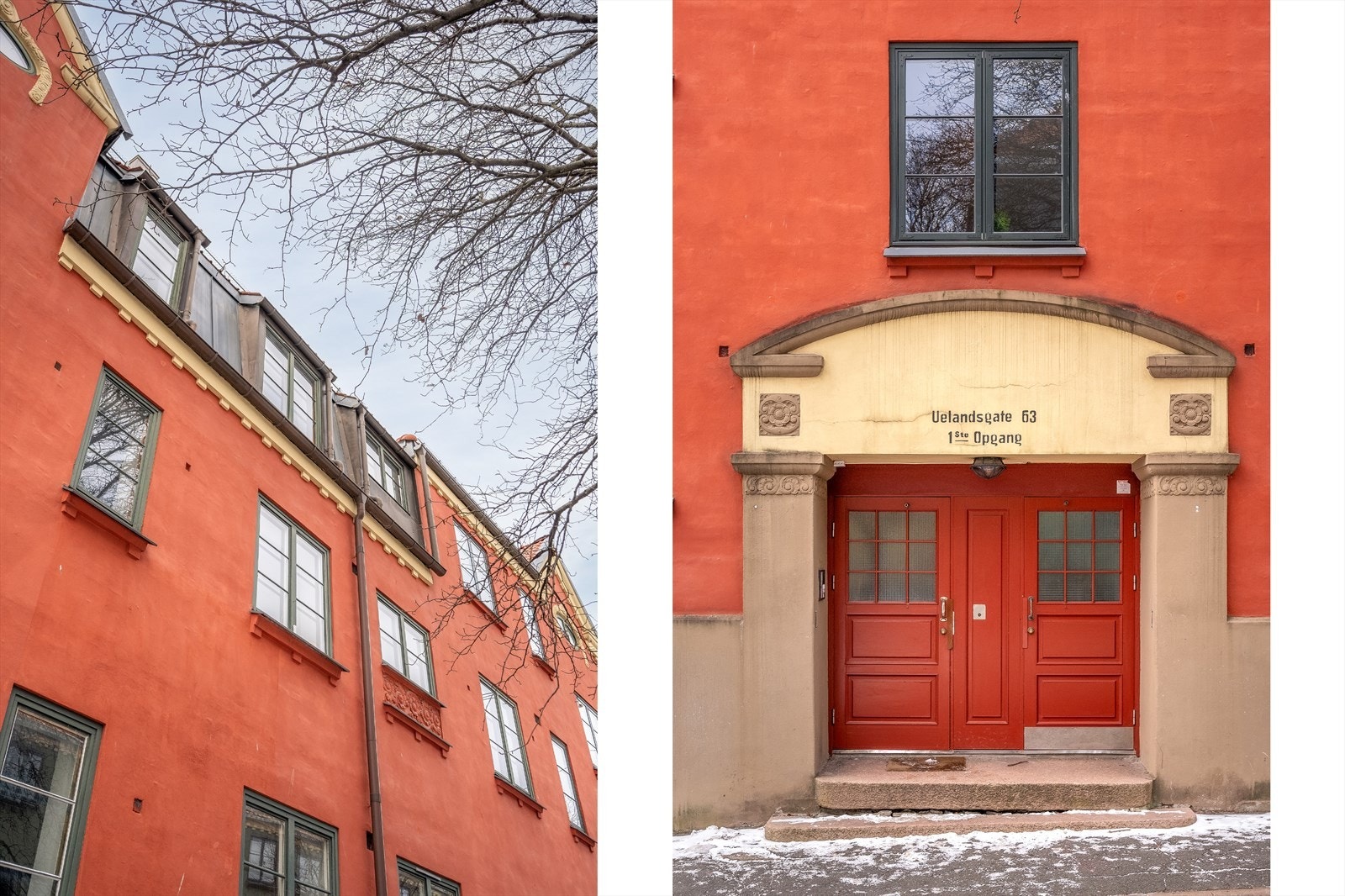 Leiligheten ligger i en av områdets mest etterspurte, arkitekttegnede gårder og har en gjennomgående planløsning med klassisk preg. Galleribilde