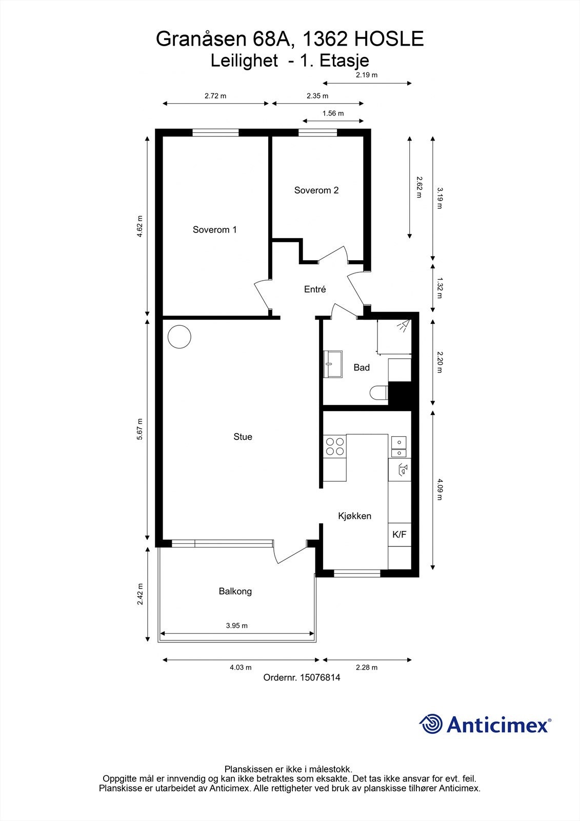 Plantegning Galleribilde