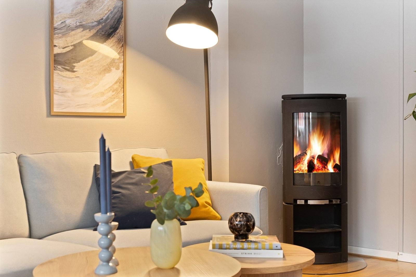 Peisen gir både varme og hygge Galleribilde