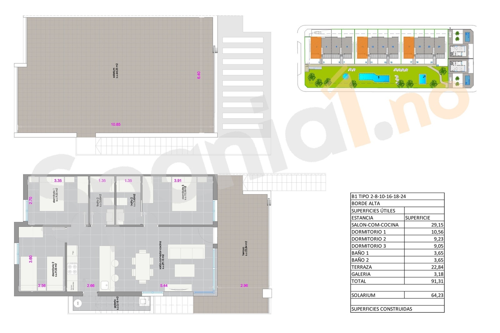 Plantegning Galleribilde