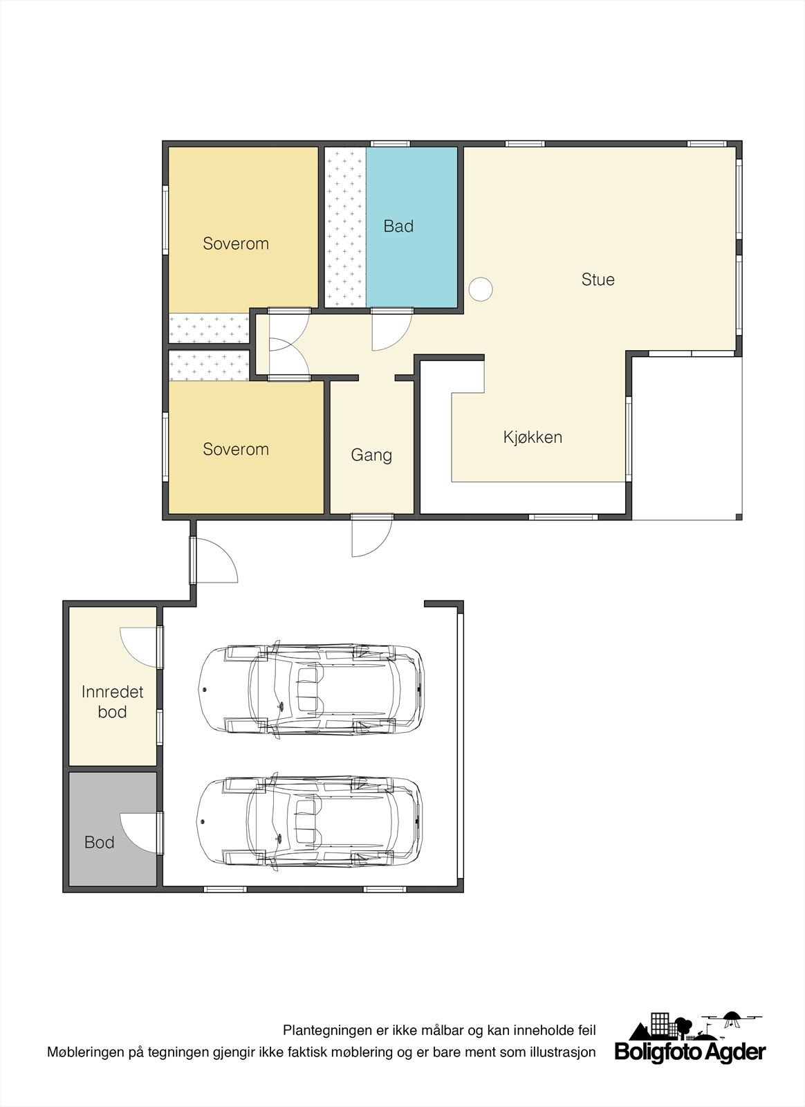 Kjarasen 33 plantegning Galleribilde