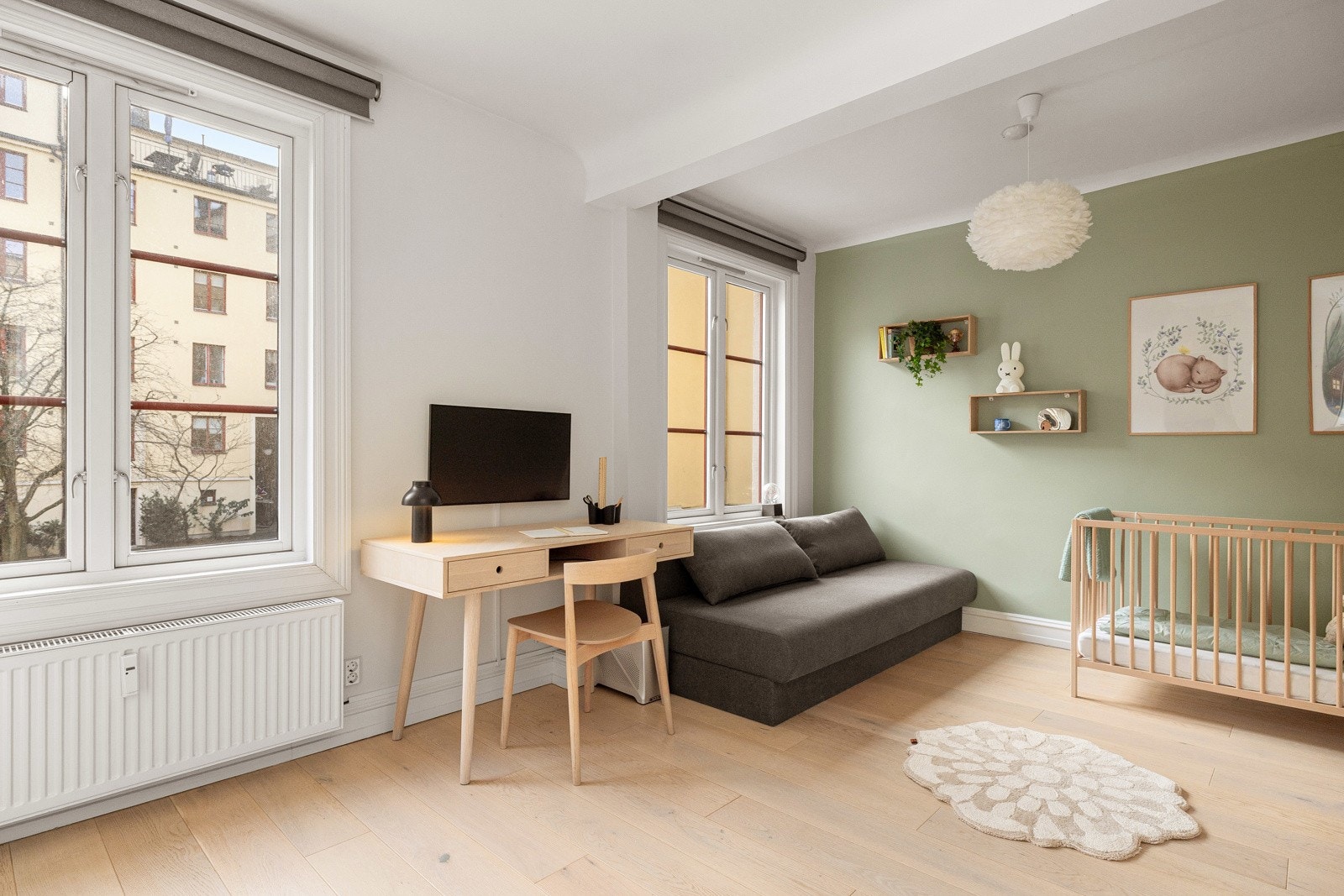 Romslige soverom med god plass til både små og store familiemedlemmer. Galleribilde